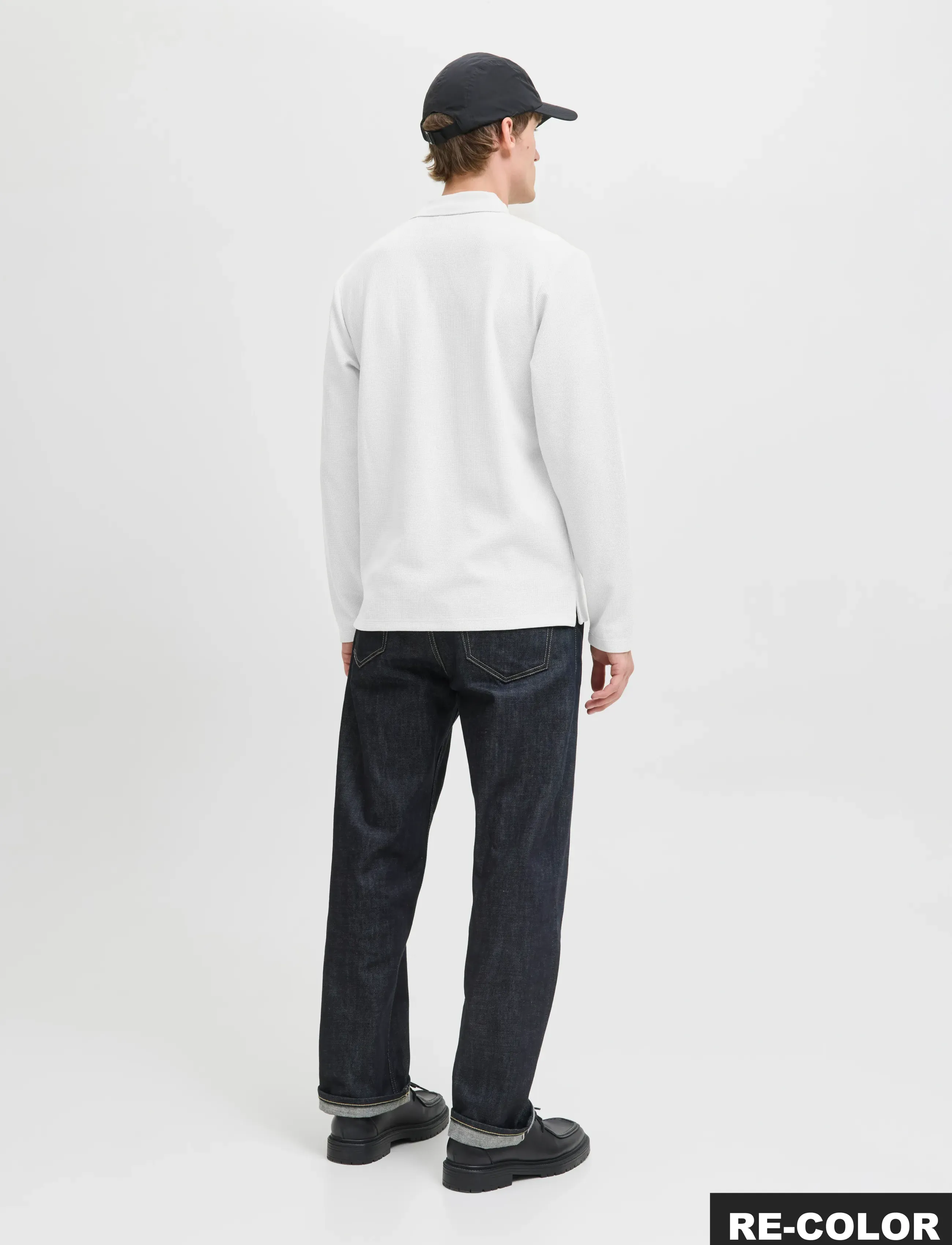 Jack & Jones - JJEAUSTIN POLO LS NOOS - long-sleeved polos - white - 2