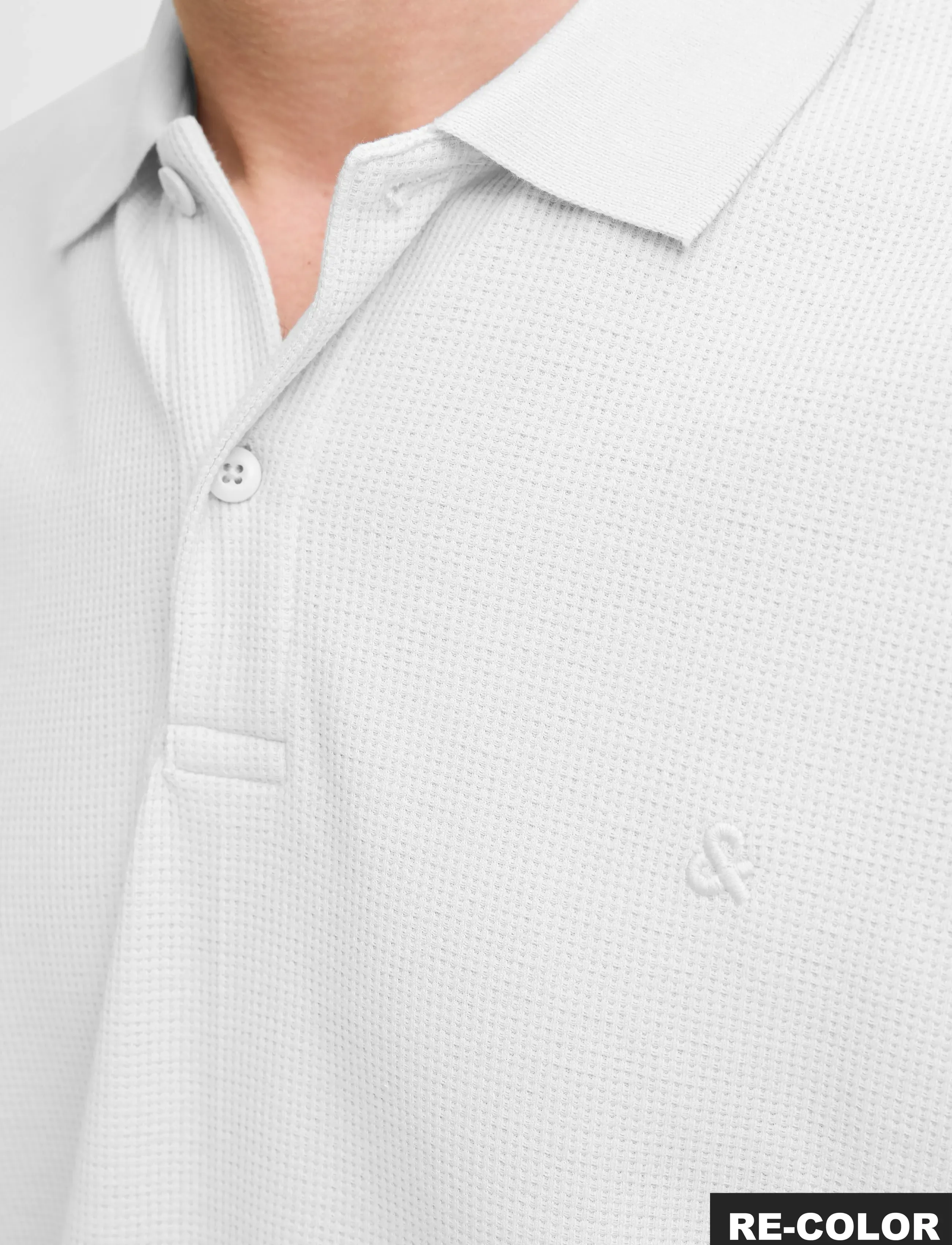 Jack & Jones - JJEAUSTIN POLO LS NOOS - long-sleeved polos - white - 4