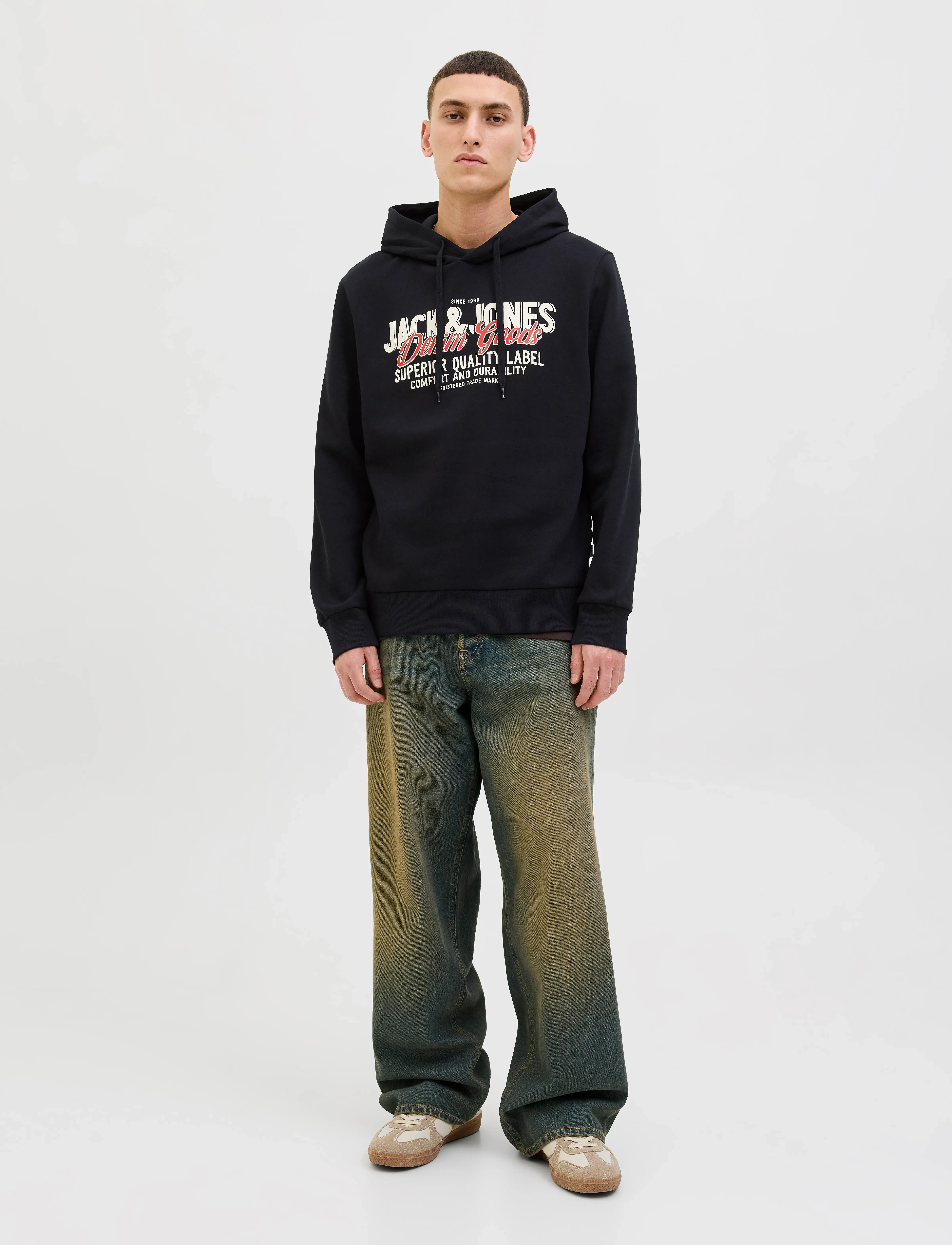 Jjelogo Sweat Hood 2 Col 25/26 Noos 4