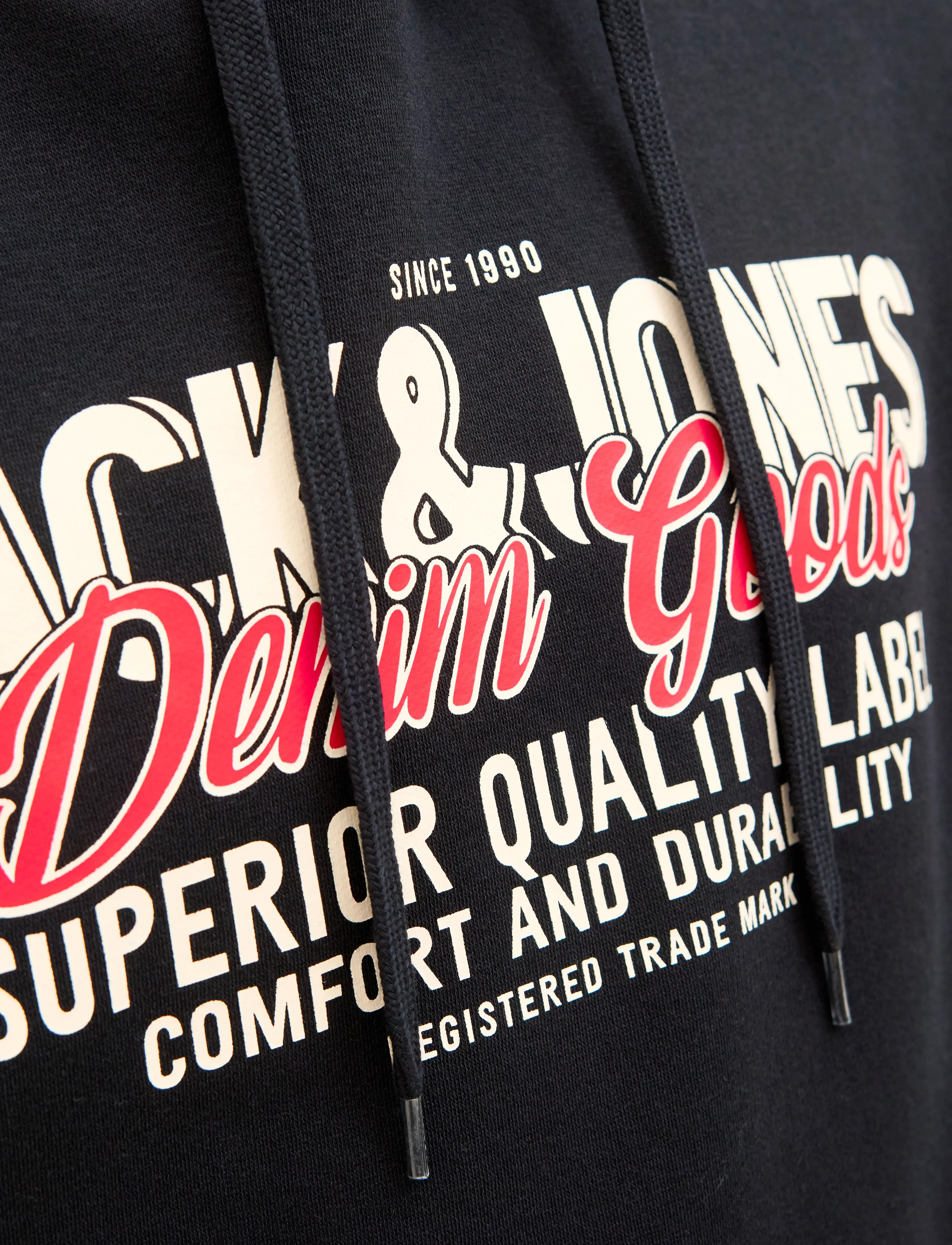 Jack & Jones - JJELOGO SWEAT HOOD 2 COL 25/26 NOOS - hættetrøjer - black - 5