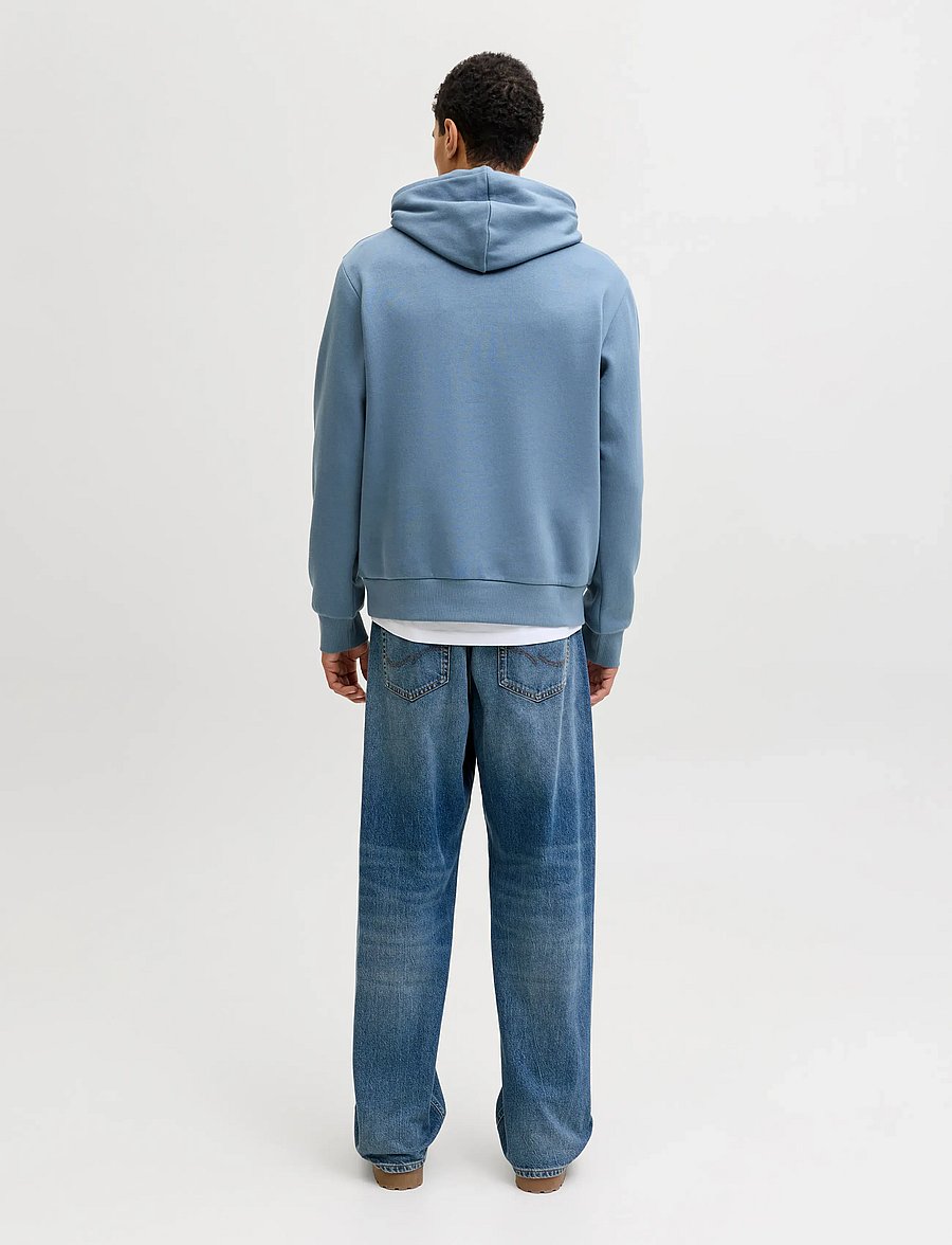 Jack & Jones - JJELOGO SWEAT HOOD 2 COL 25/26 NOOS - hoodies - blue mirage - 2