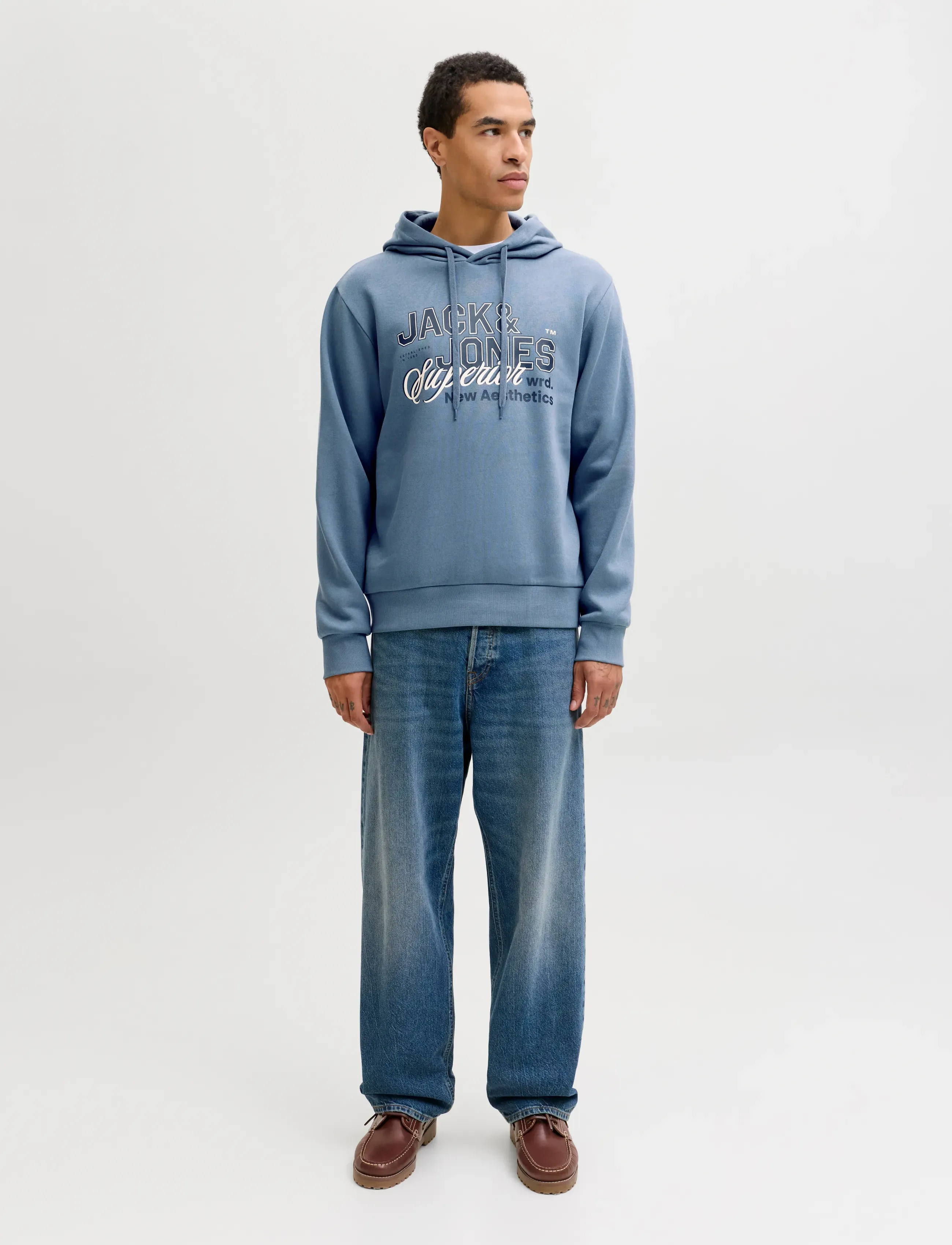 Jjelogo Sweat Hood 2 Col 25/26 Noos 3