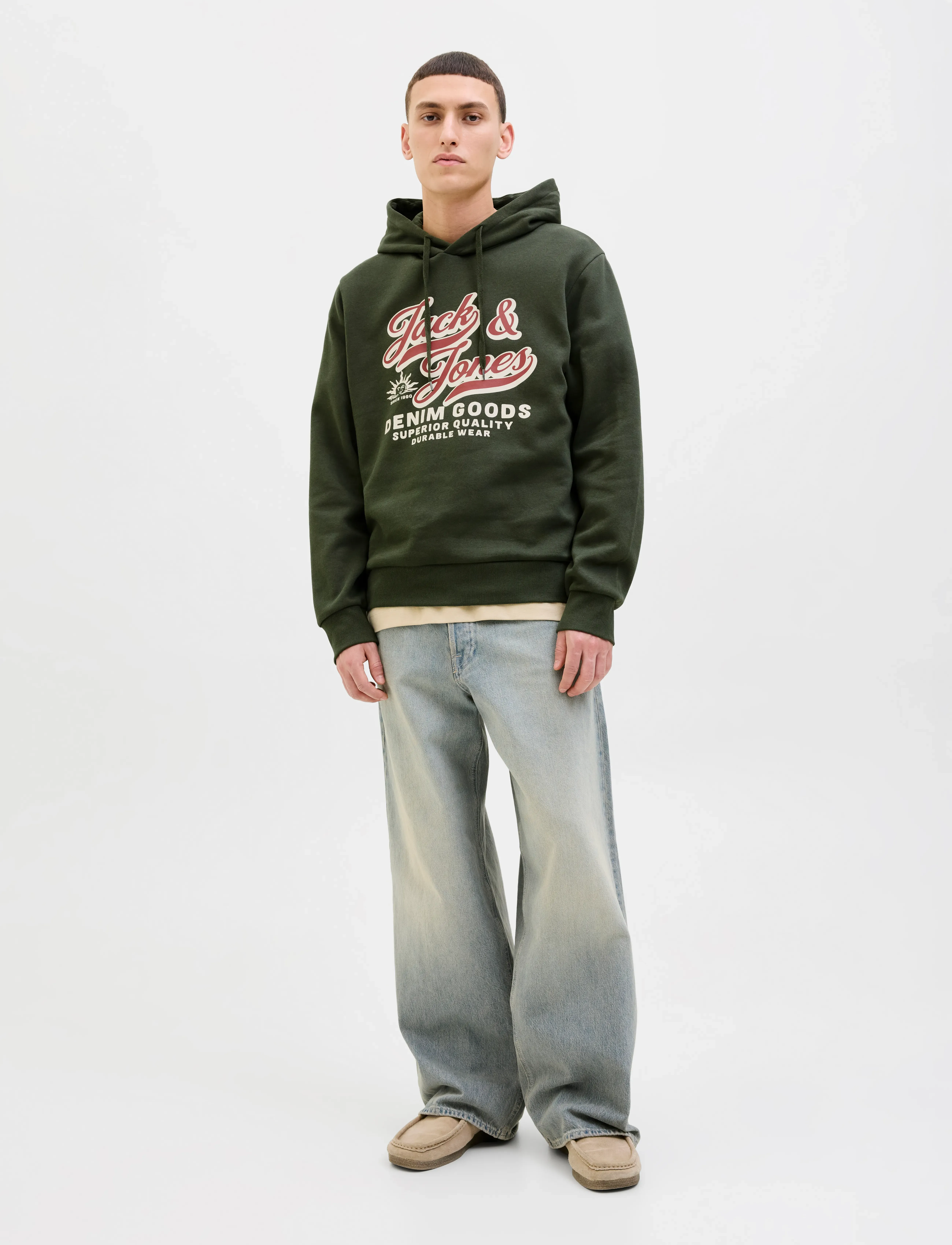 Jack & Jones - JJELOGO SWEAT HOOD 2 COL 25/26 NOOS - hættetrøjer - duffel bag - 3