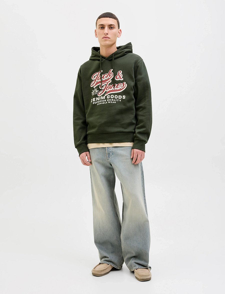Jack & Jones - JJELOGO SWEAT HOOD 2 COL 25/26 NOOS - kapuzenpullover - duffel bag - 3