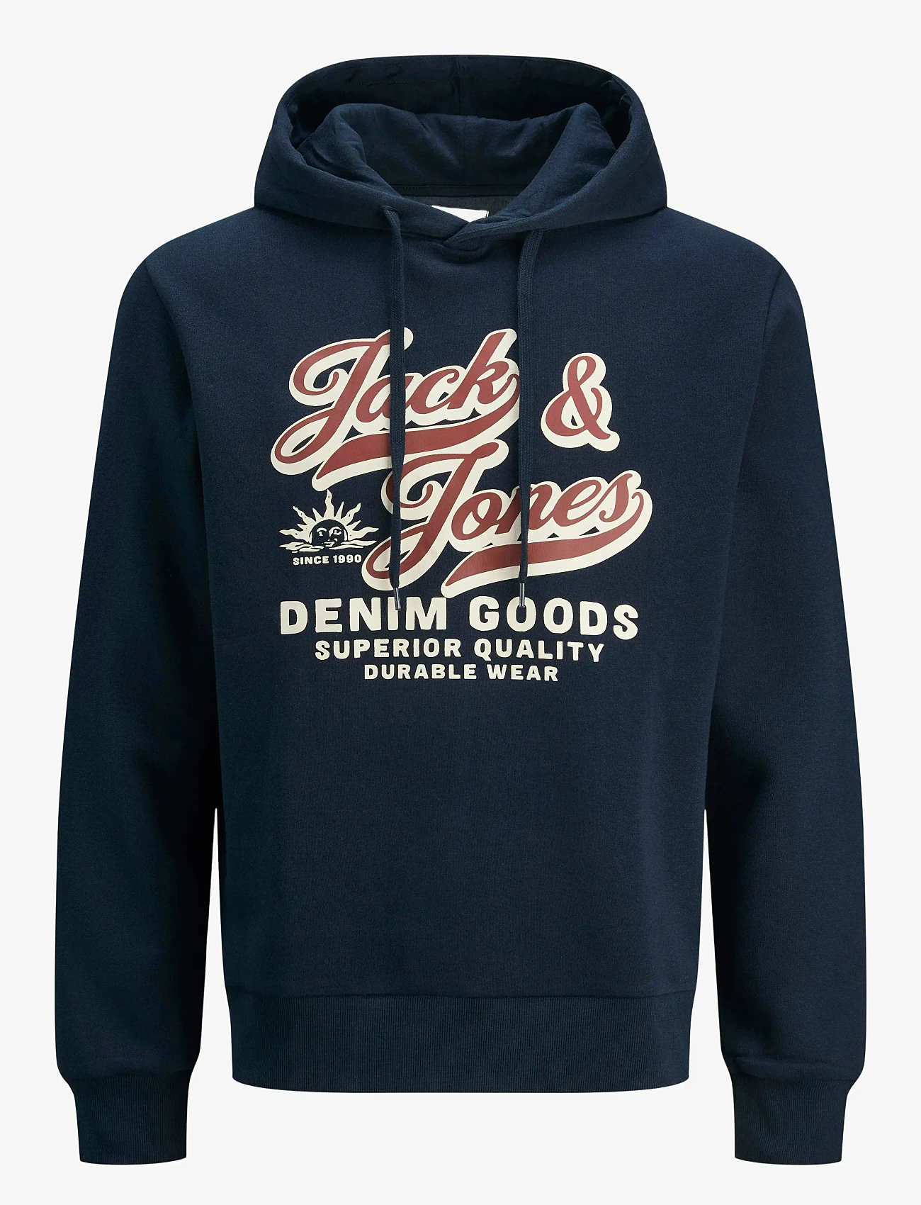 Jack & Jones - JJELOGO SWEAT HOOD 2 COL 25/26 NOOS - hoodies - sky captain - 1