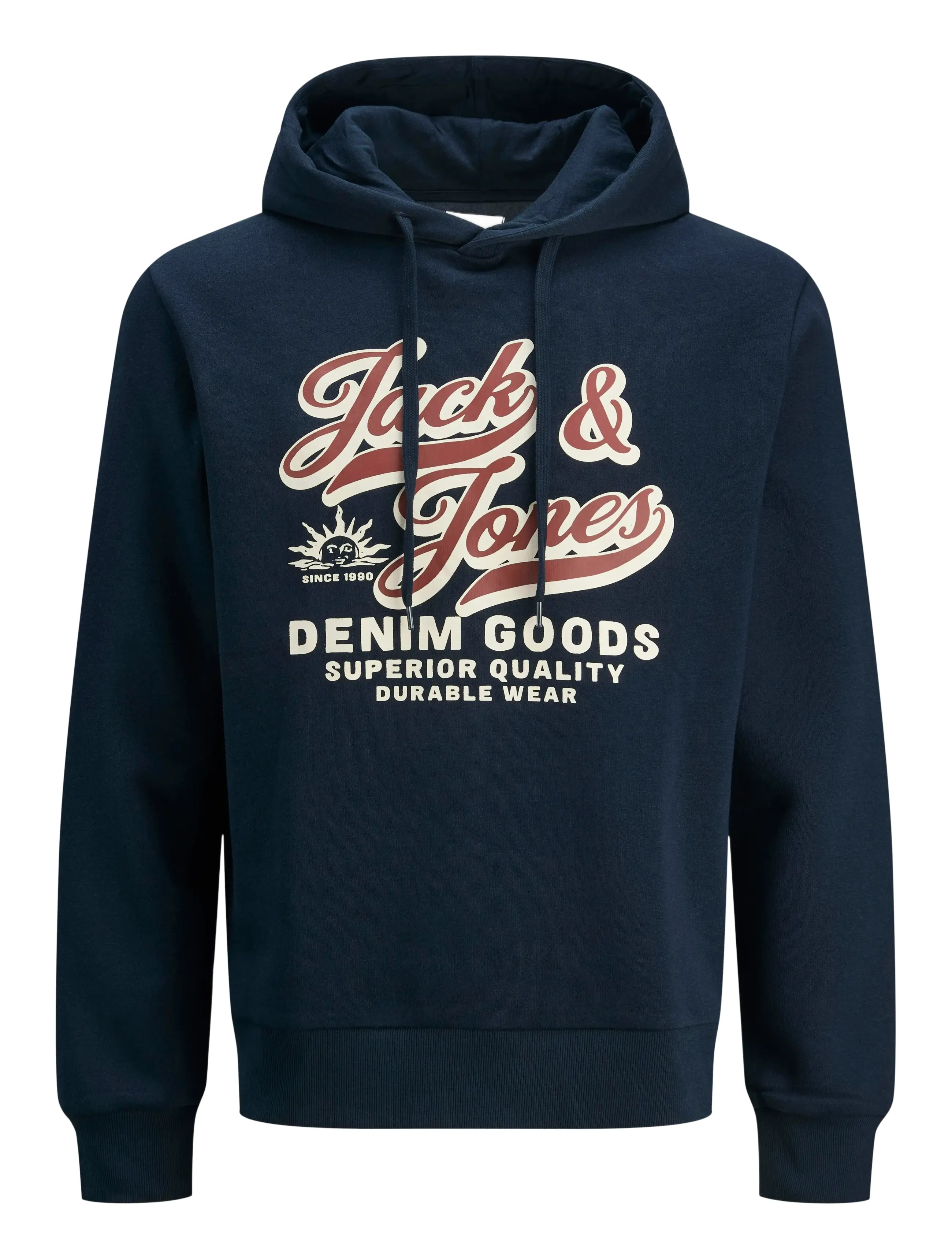 Jack & Jones JJELOGO SWEAT HOOD 2 COL 25/26 NOOS - Sweatshirts & huvtröjor - SKY CAPTAIN / navy