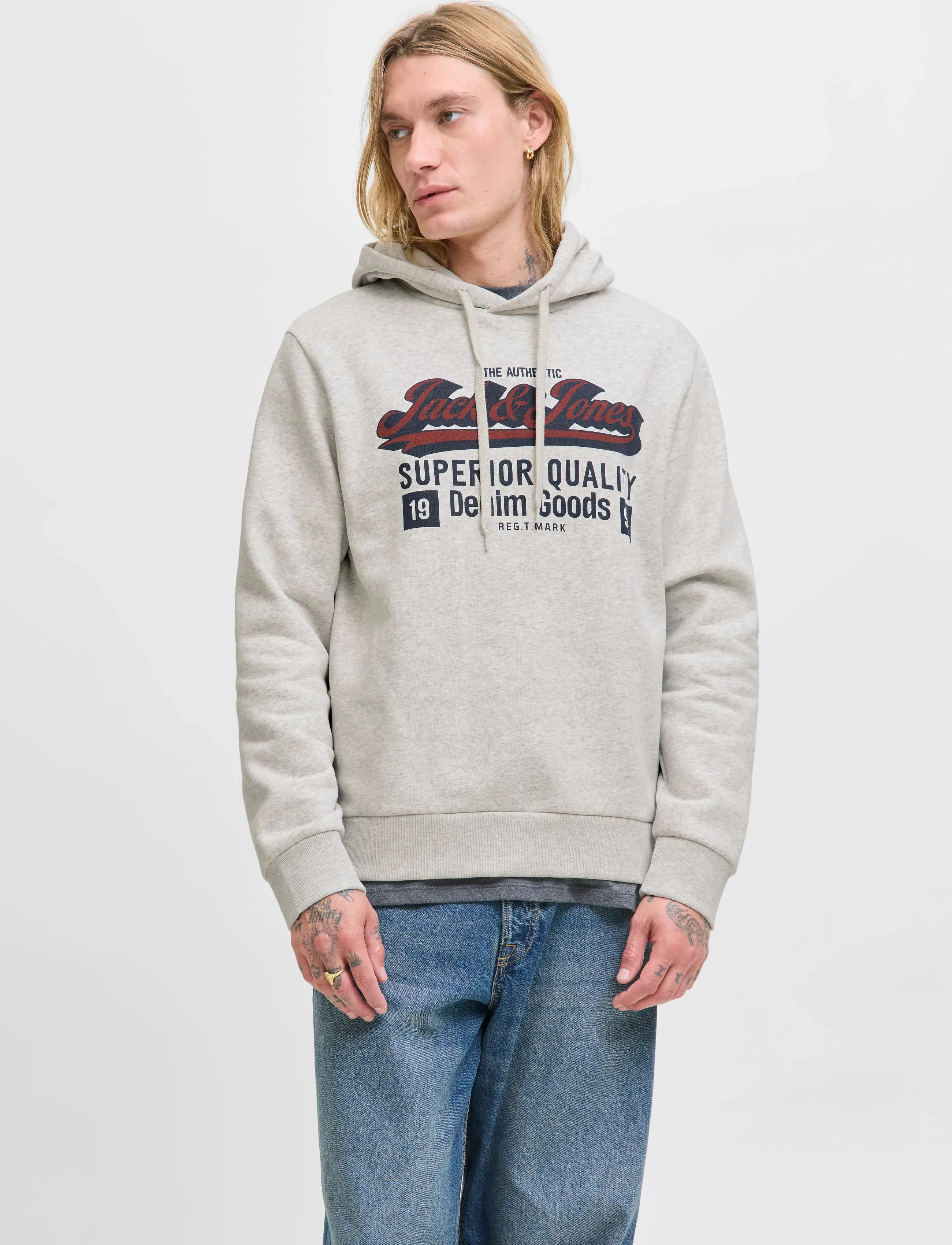 Jjelogo Sweat Hood 2 Col 25/26 Noos