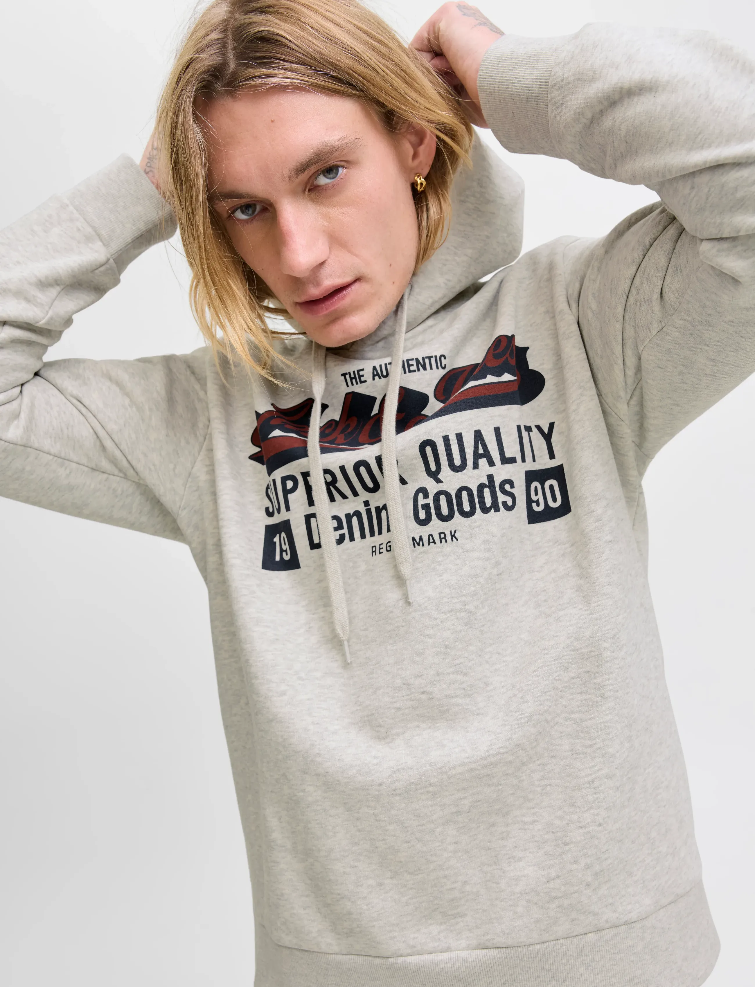 Jjelogo Sweat Hood 2 Col 25/26 Noos 3