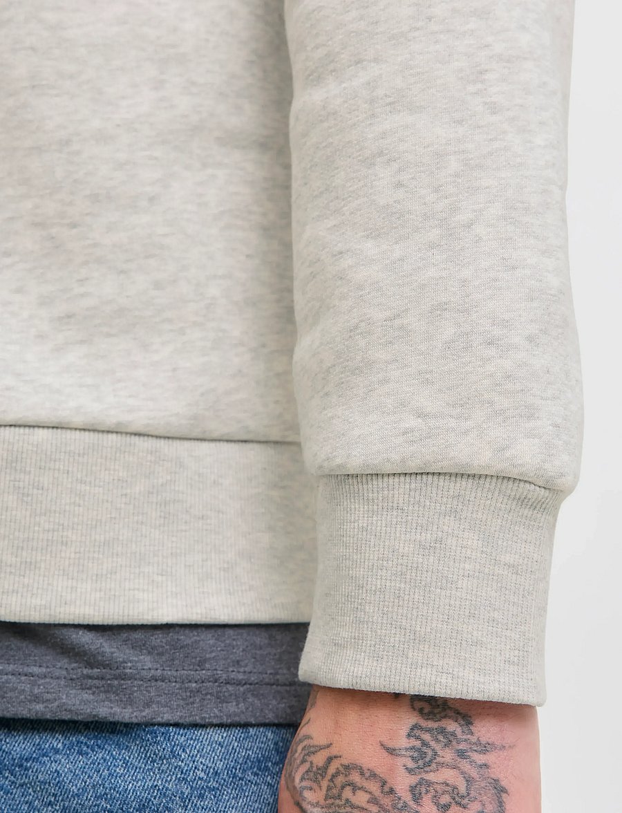 Jack & Jones - JJELOGO SWEAT HOOD 2 COL 25/26 NOOS - kapuzenpullover - white melange - 5