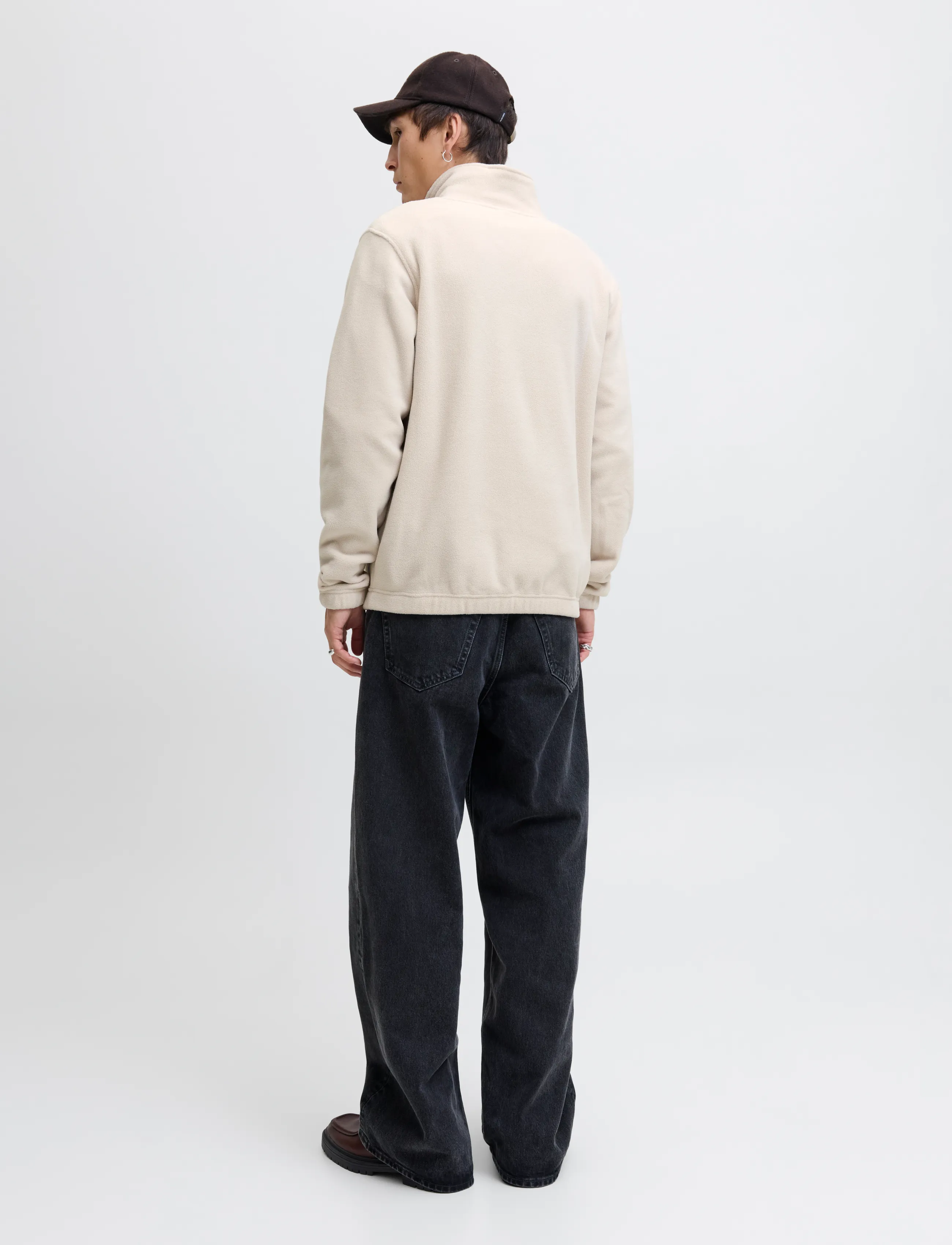 Jack & Jones - JJESOHO HALF ZIP FLEECE SN - moonbeam - 2