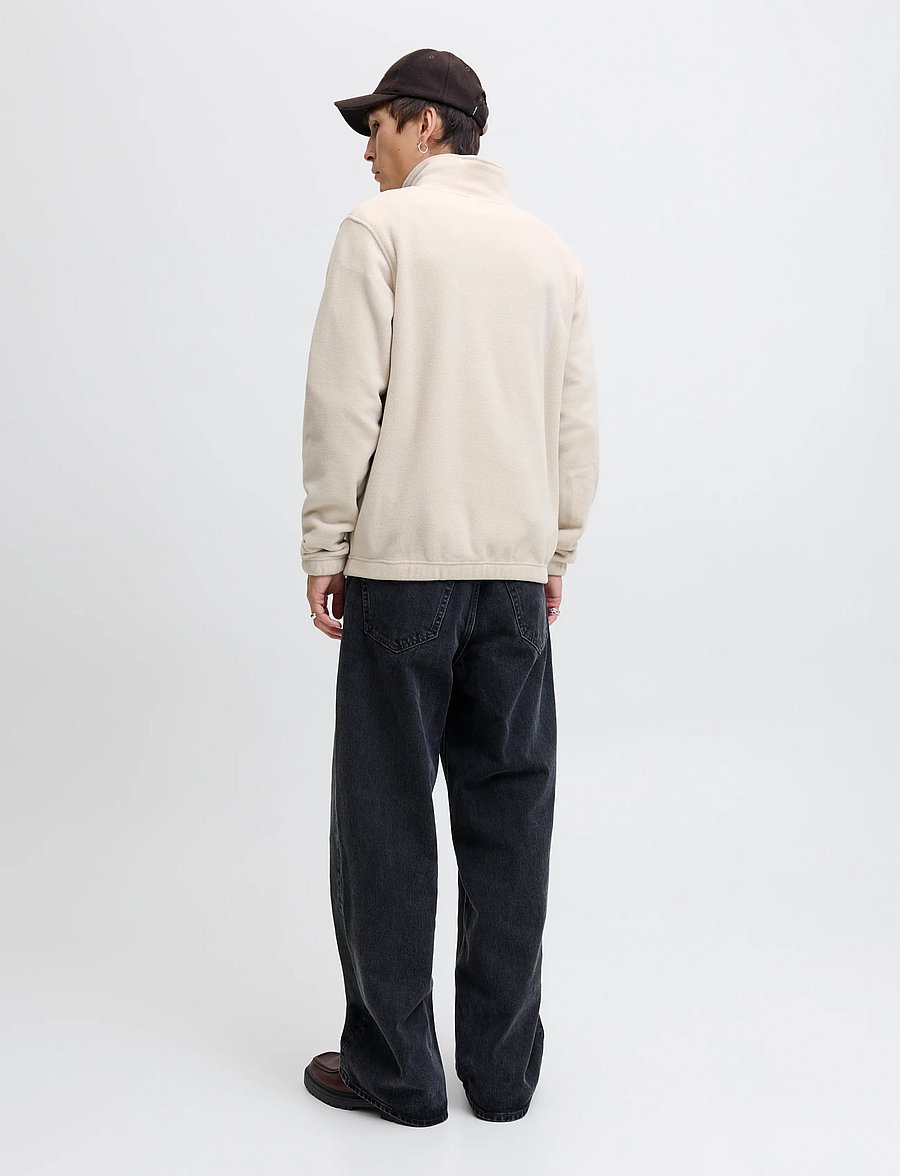 Jack & Jones - JJESOHO HALF ZIP FLEECE SN - moonbeam - 2