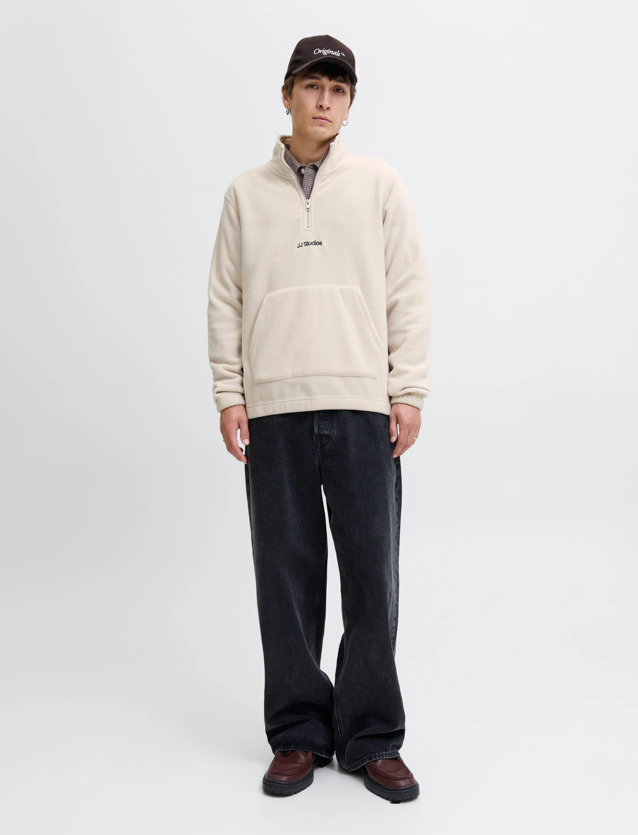 Jack & Jones - JJESOHO HALF ZIP FLEECE SN - moonbeam - 3