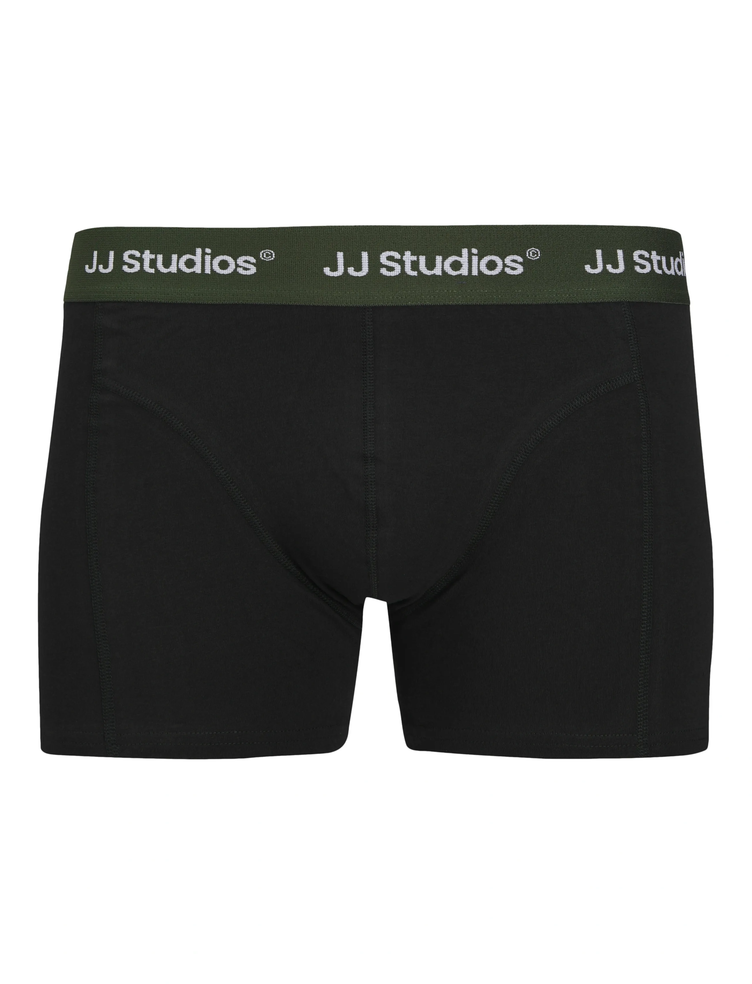 Jack & Jones JACSOHO SOLID TRUNKS 3 PACK NOOS - Kollektionen - BLACK / black
