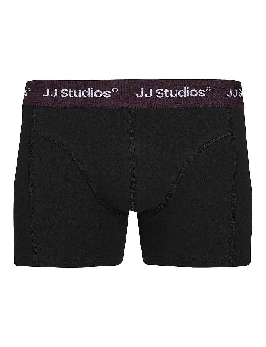 Jack & Jones - JACSOHO SOLID TRUNKS 3 PACK NOOS - trumpikių rinkiniai - black - 3