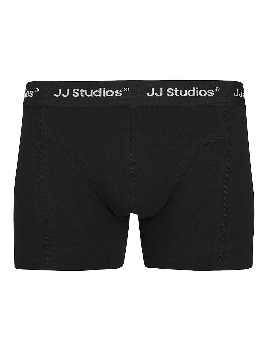 Jack & Jones - JACSOHO SOLID TRUNKS 3 PACK NOOS - trumpikių rinkiniai - black - 4