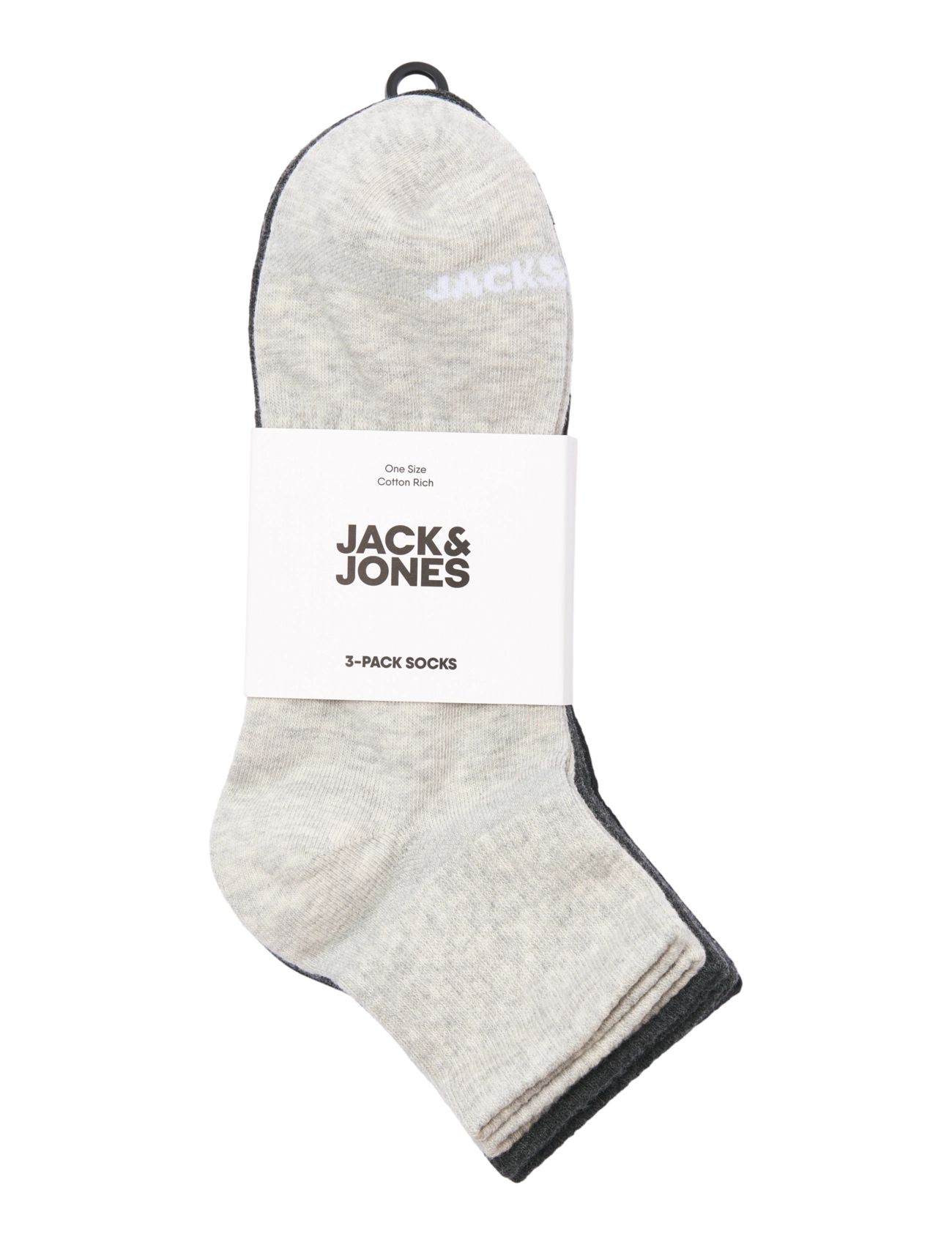 Jack & Jones - JACLUCA SHORT TENNIS SOCKS 3 PACK NOOS - socken im multipack - black - 1