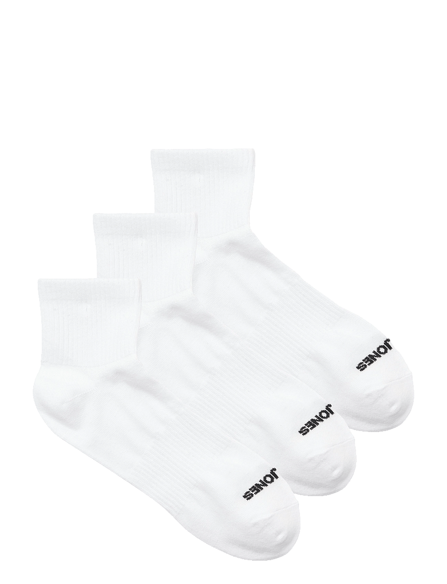 Jack & Jones - JACLUCA SHORT TENNIS SOCKS 3 PACK NOOS - socken im multipack - white - 0