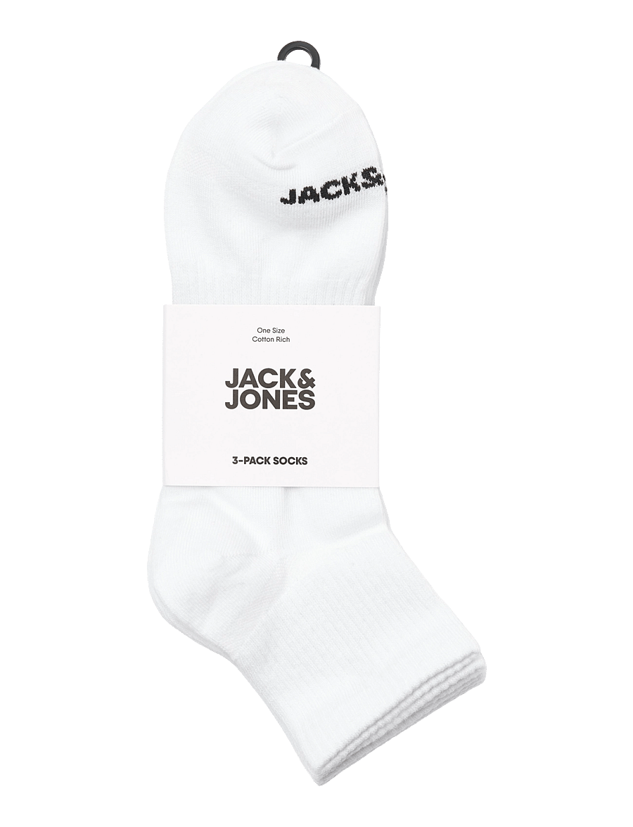 Jack & Jones - JACLUCA SHORT TENNIS SOCKS 3 PACK NOOS - socken im multipack - white - 1