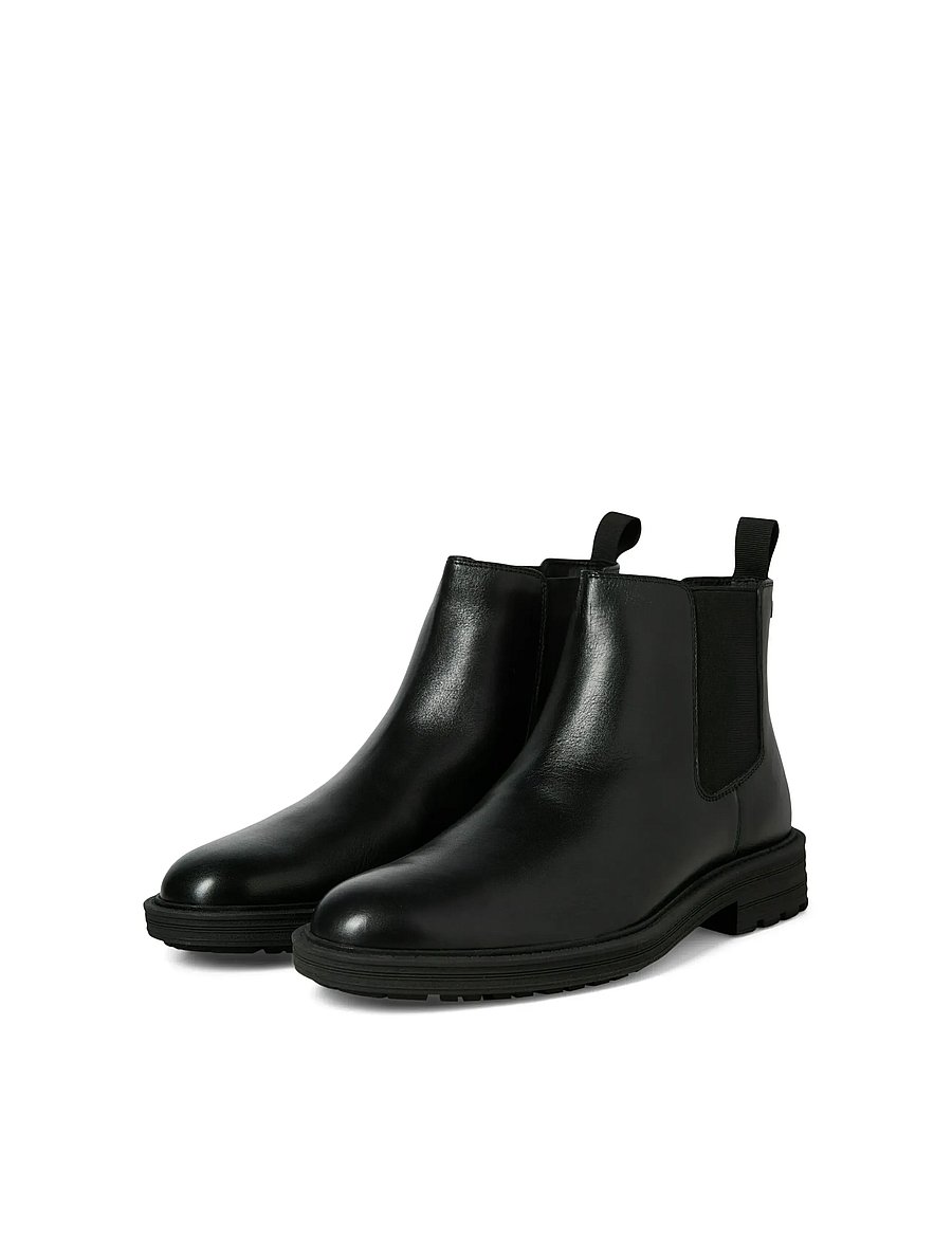 Jack & Jones - JFWHOSKINS LEATHER CHELSEA SN - chelsea boots - anthracite - 5