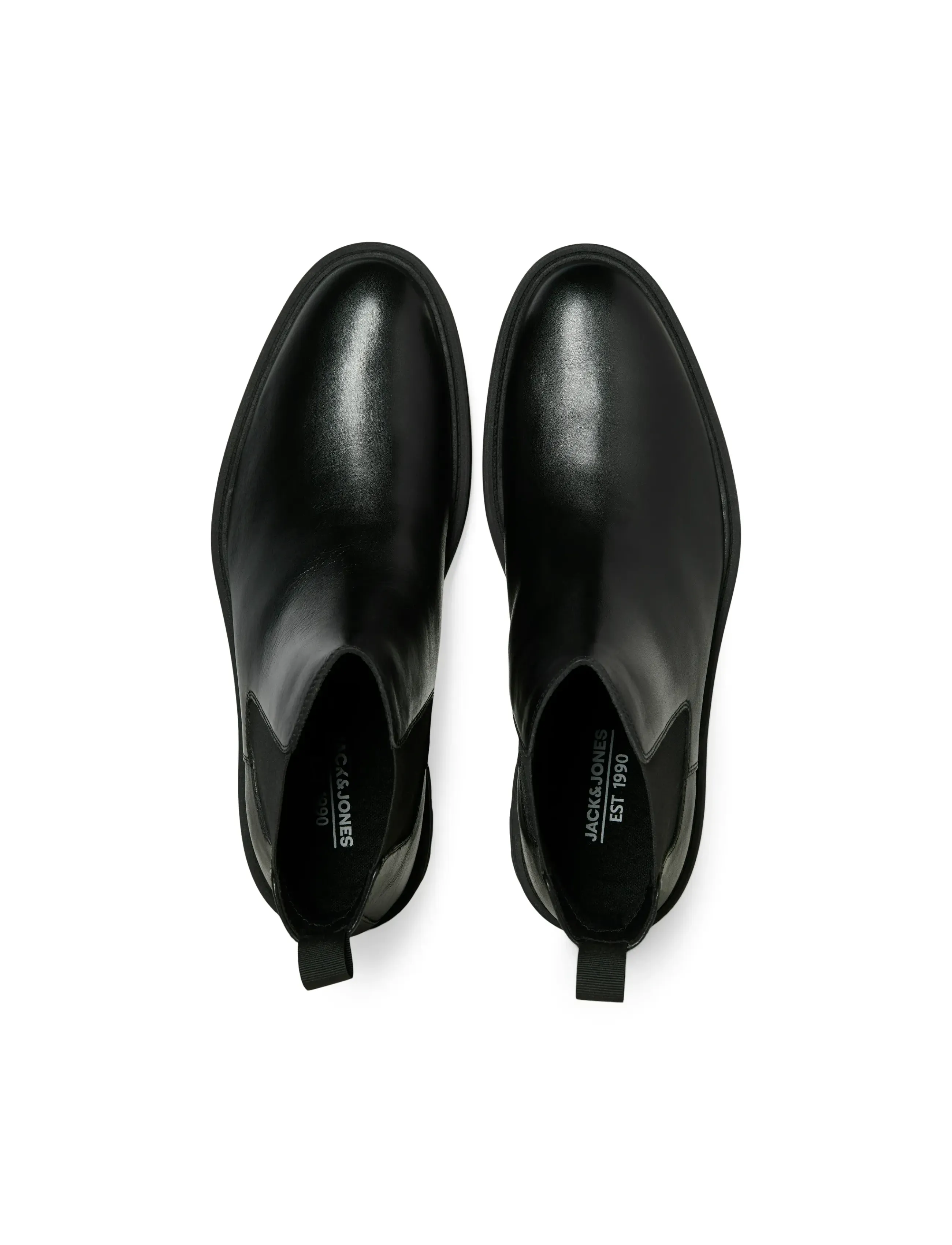 Jack & Jones JFWHOSKINS LEATHER CHELSEA SN - Schuhe - ANTHRACITE / black