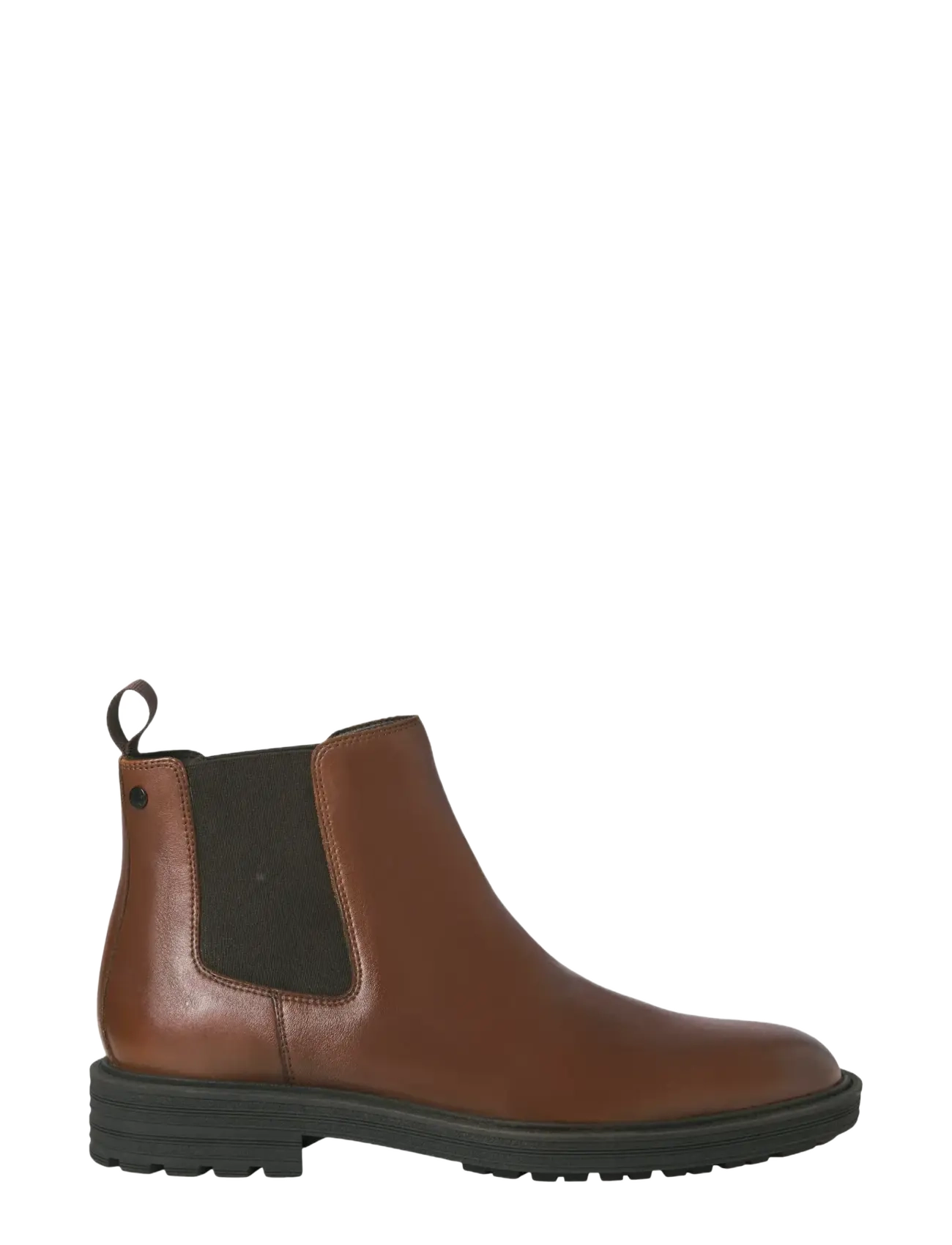 JACK & JONES Jfwhoskins Leder Chelsea Sn Braun - 41 - Herren
