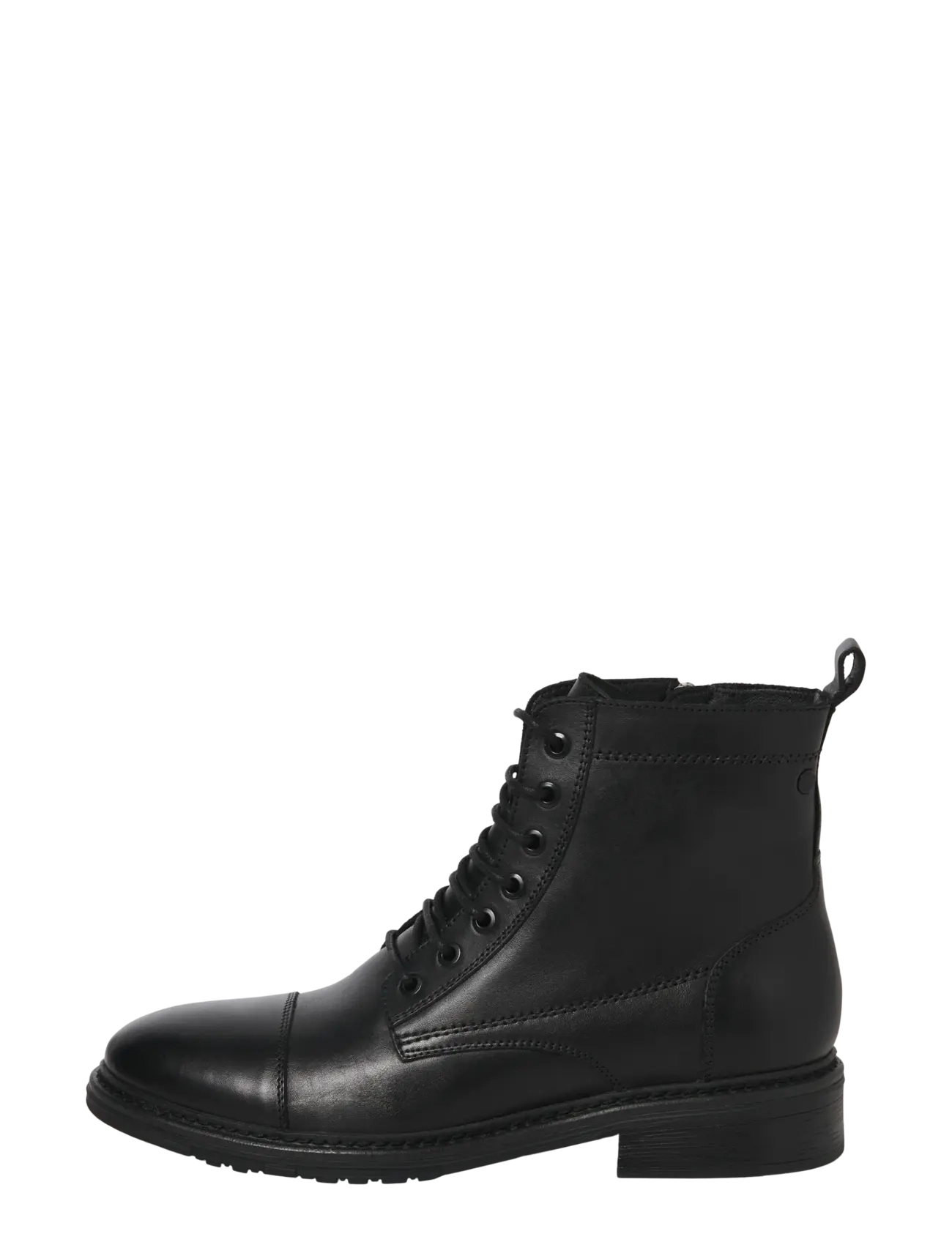 Jack & Jones JFWWENTWORTH LEATHER BOOT LN - Jalanõud - BLACK / black