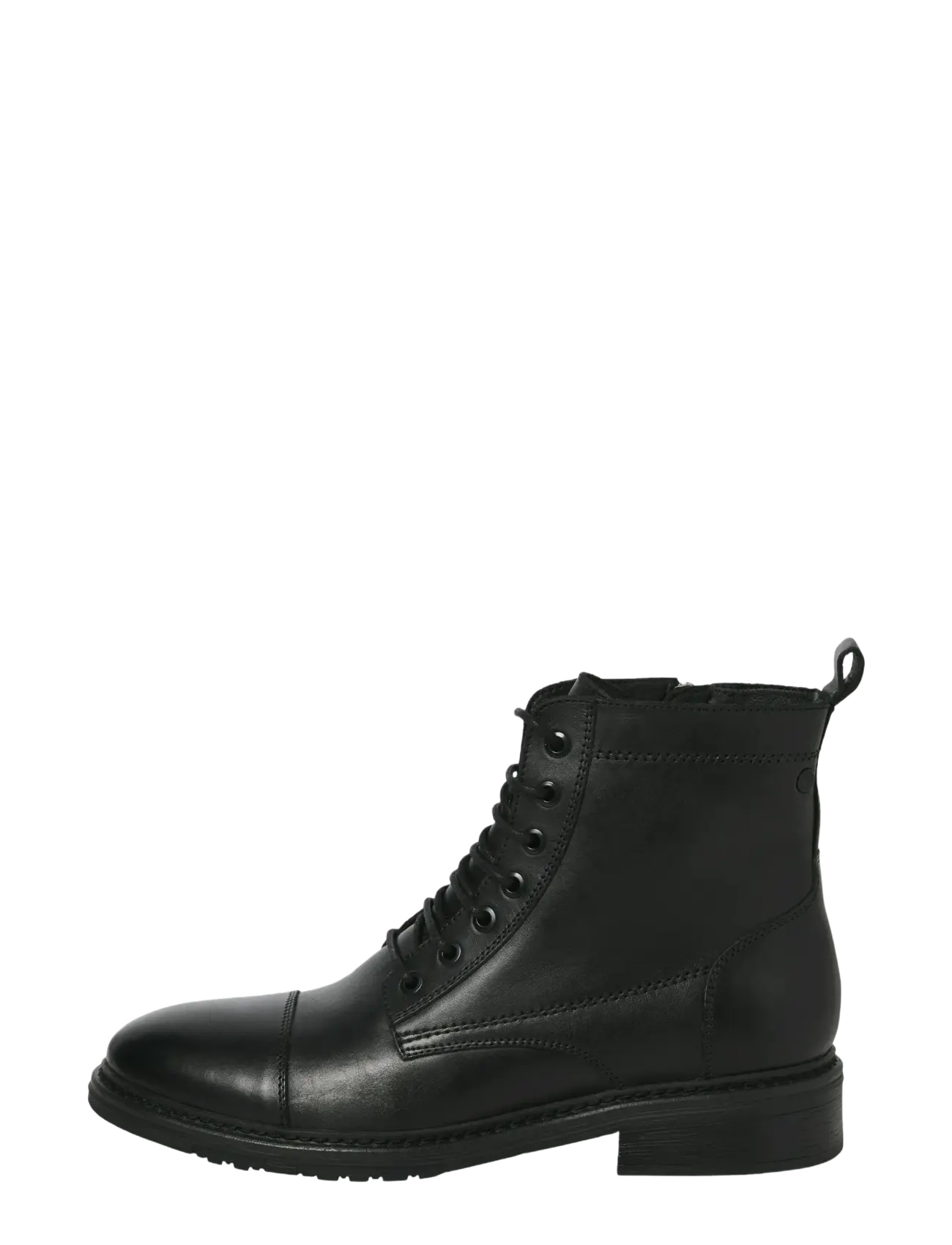 Jack & Jones - JFWWENTWORTH LEATHER BOOT LN - paeltega saapad - black - 2