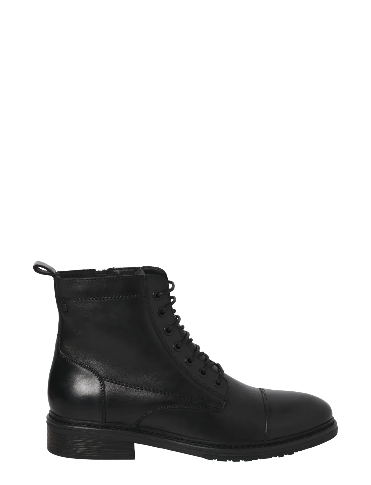 Jack & Jones - JFWWENTWORTH LEATHER BOOT LN - paeltega saapad - black - 2