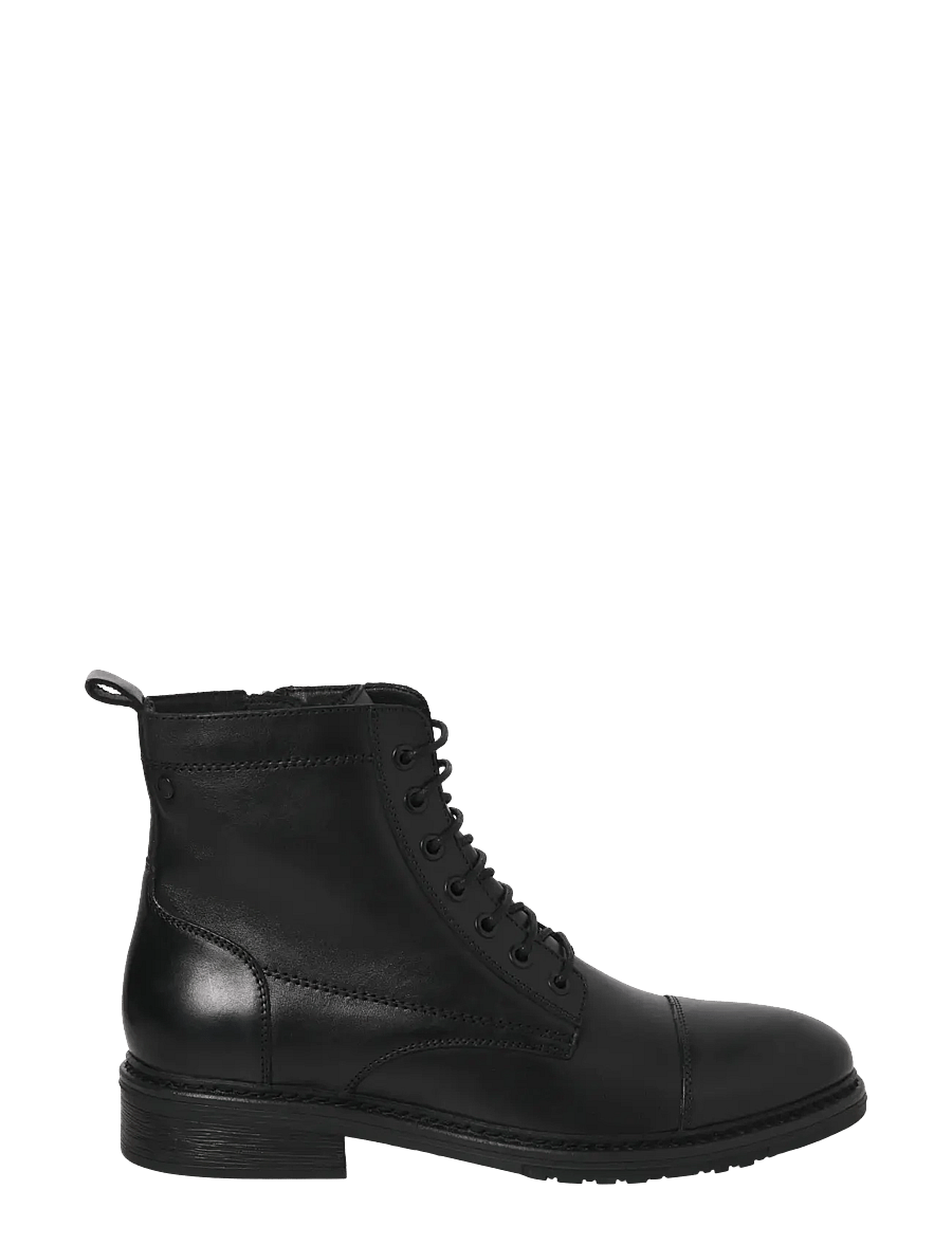 Jack & Jones - JFWWENTWORTH LEATHER BOOT LN - paeltega saapad - black - 2
