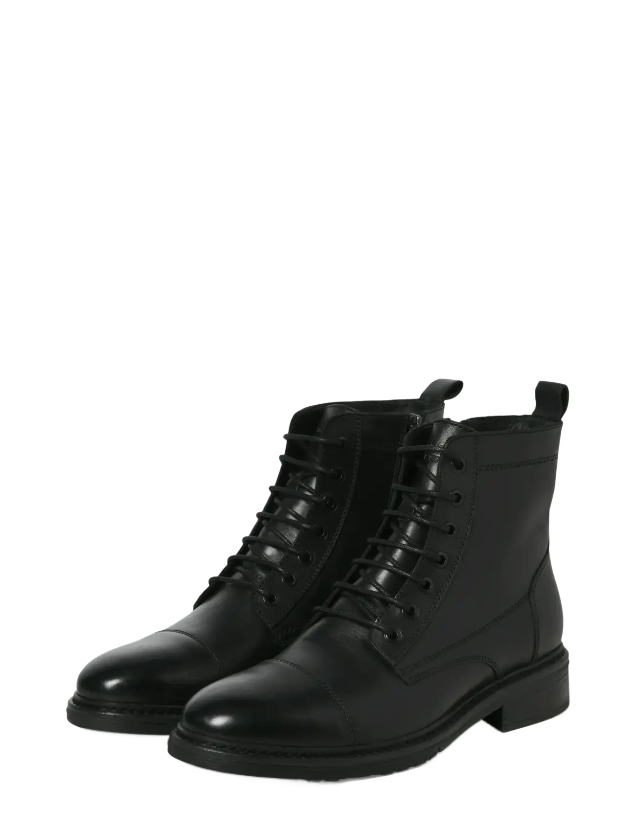Jack & Jones - JFWWENTWORTH LEATHER BOOT LN - paeltega saapad - black - 4