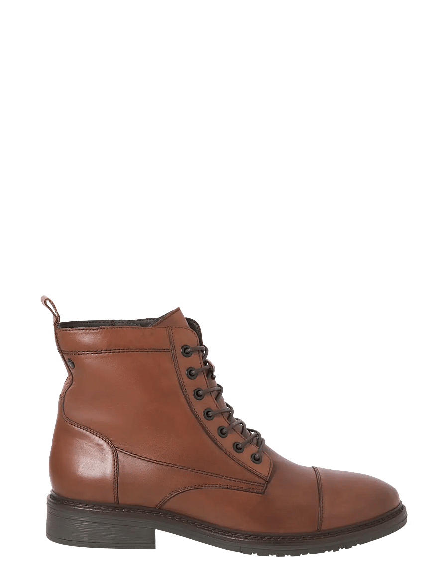 Jack & Jones - JFWWENTWORTH LEATHER BOOT LN - paeltega saapad - cognac - 2