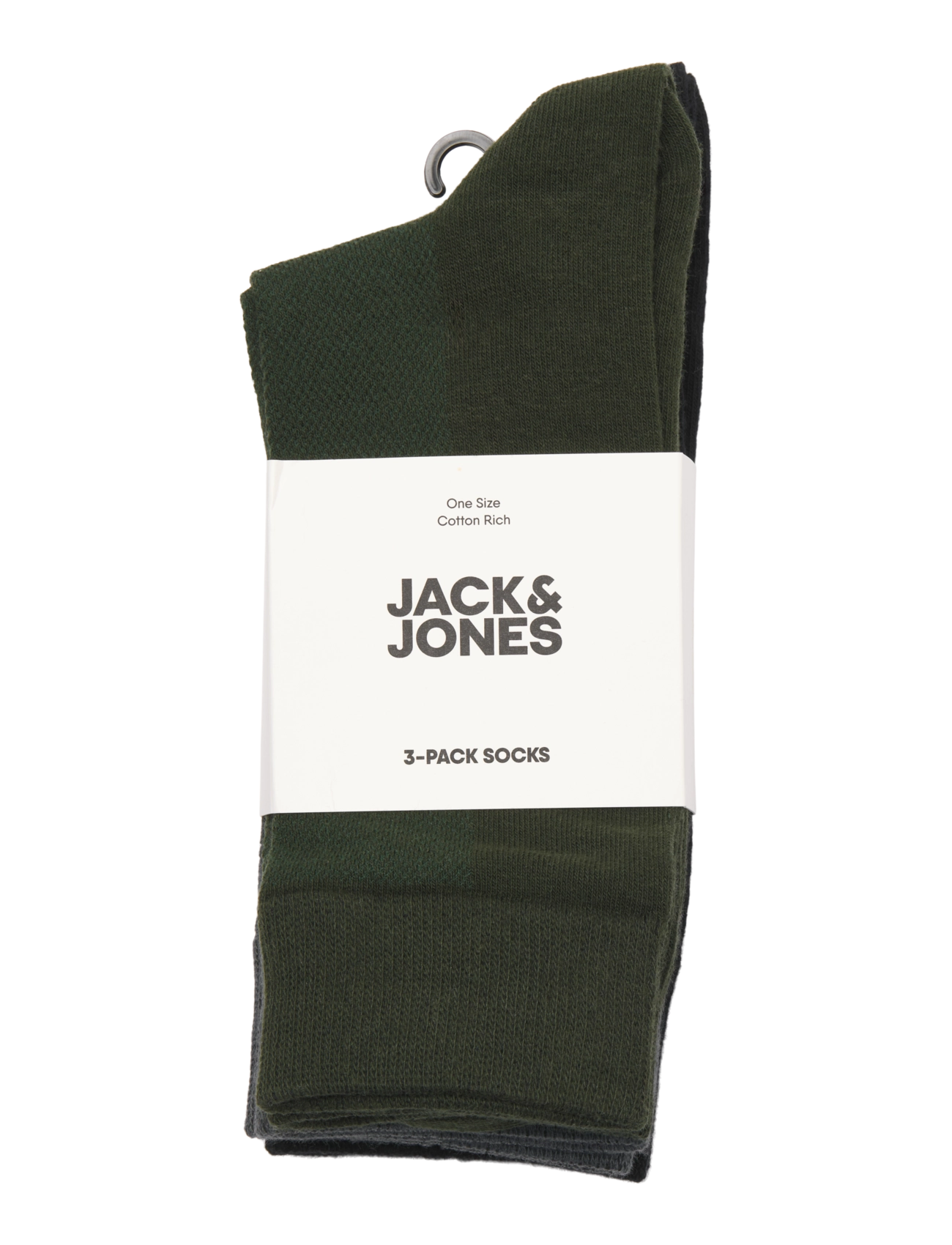 Jack & Jones - JACASHER SOLID SOCKS 3 PACK - klassikalised sokid - rosin - 1