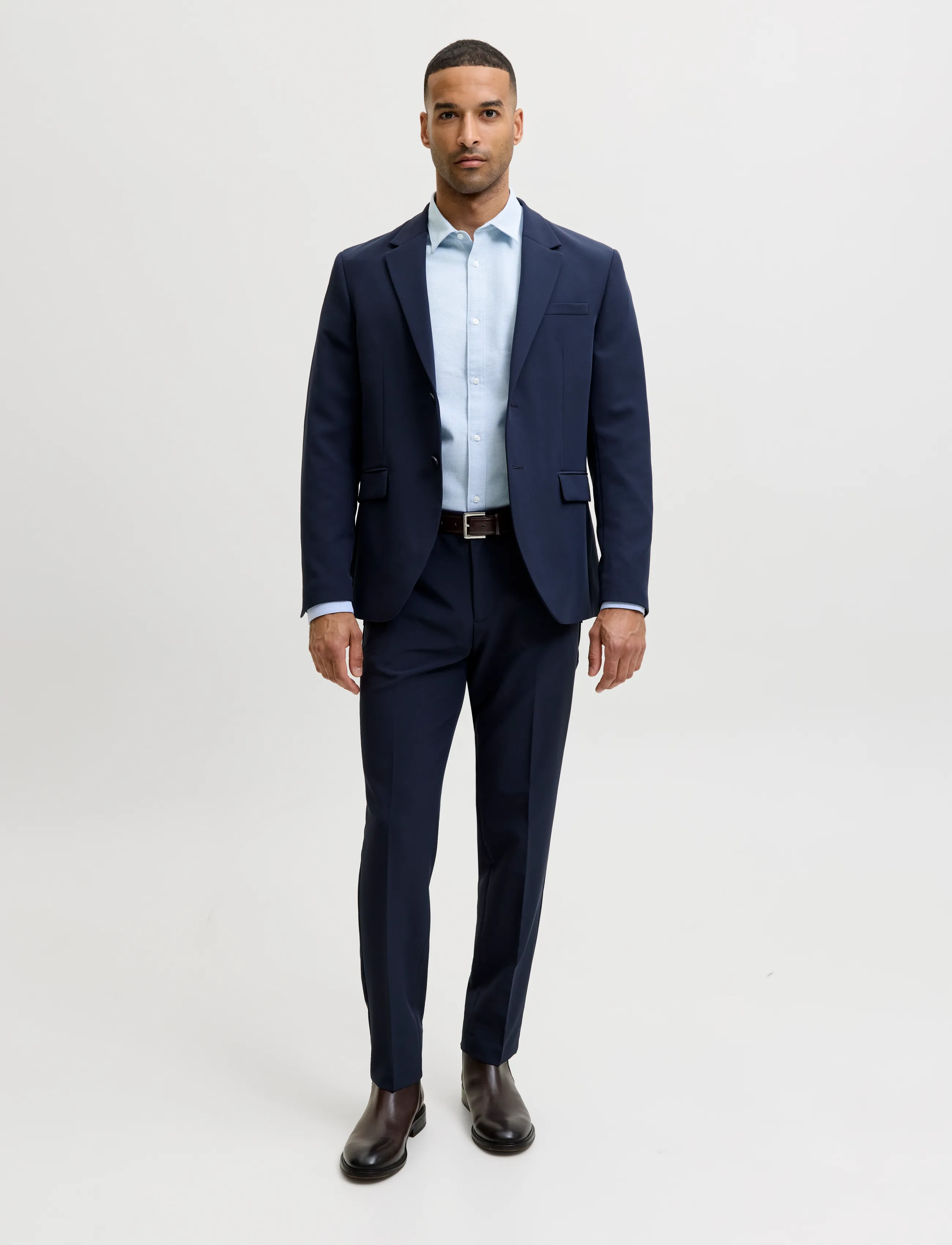 Jack & Jones - JJEJOE STRUCTURE SHIRT L/S NOOS - cashmere blue - 3