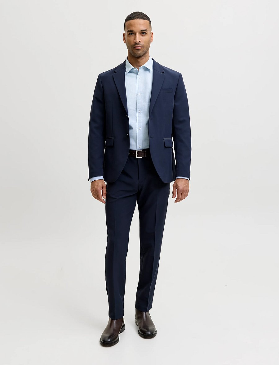 Jack & Jones - JJEJOE STRUCTURE SHIRT L/S NOOS - cashmere blue - 3