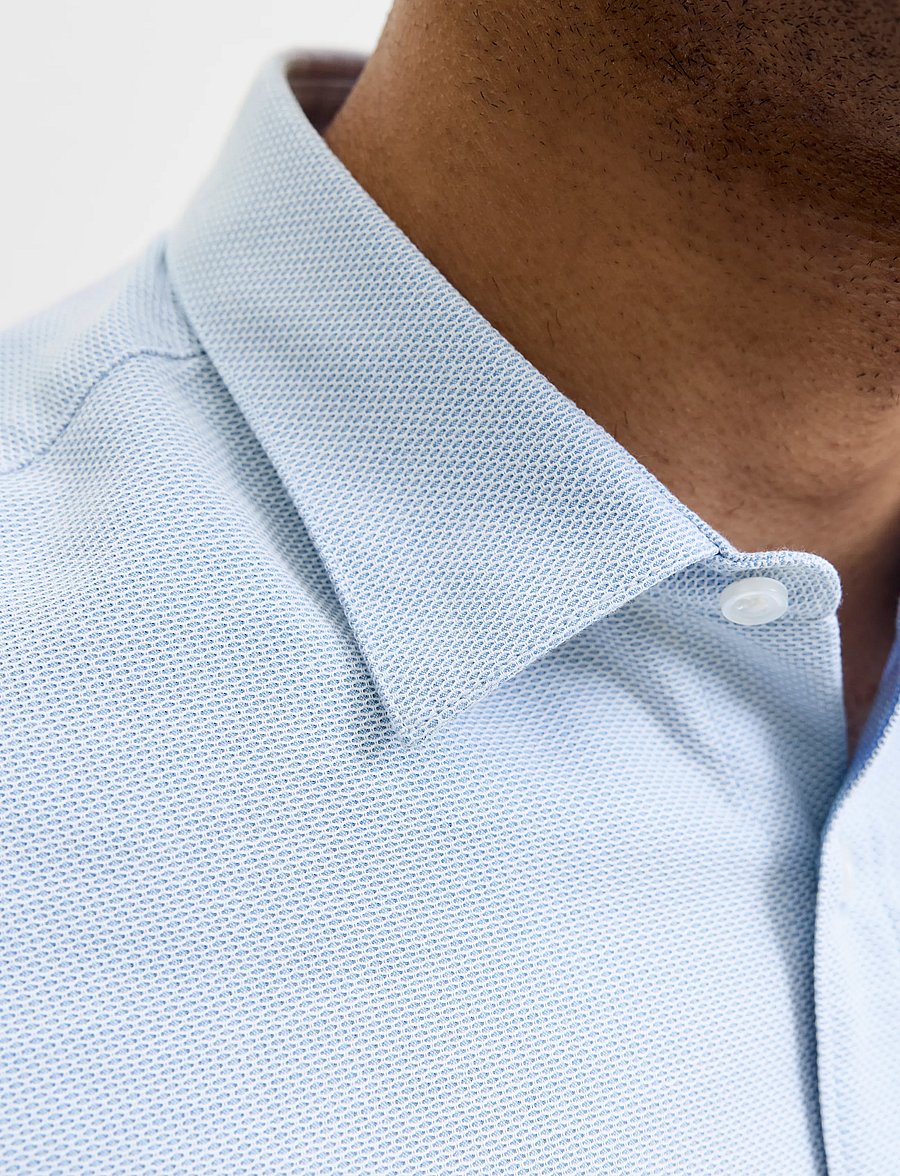 Jack & Jones - JJEJOE STRUCTURE SHIRT L/S NOOS - cashmere blue - 5