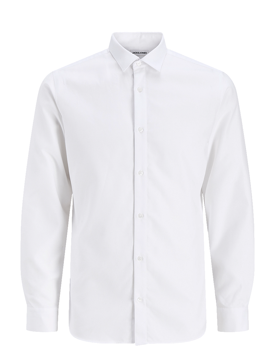 Jack & Jones - JJEJOE STRUCTURE SHIRT L/S NOOS - formelle hemden - white - 1