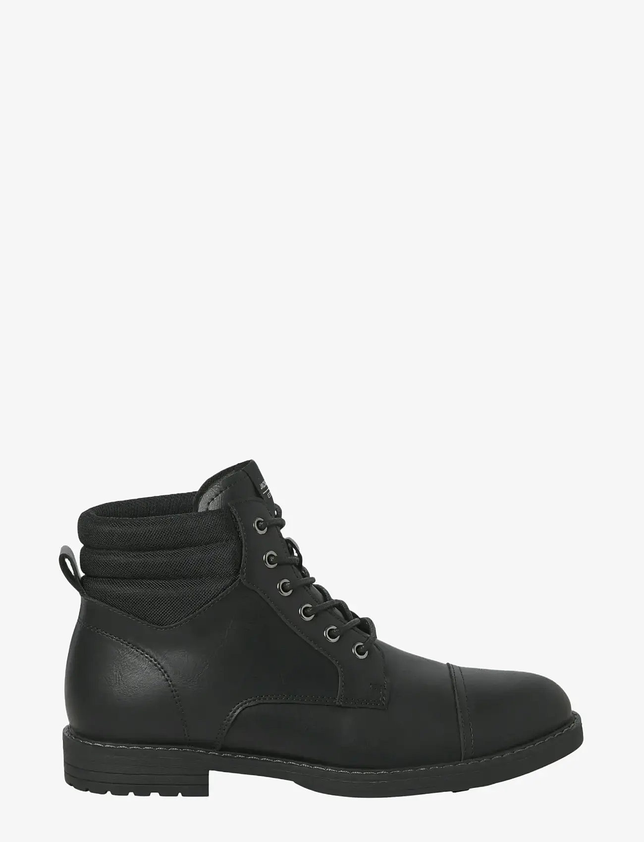 Jack & Jones - JFWDEWSBURY PU BOOT - støvler med snøre - anthracite - 0