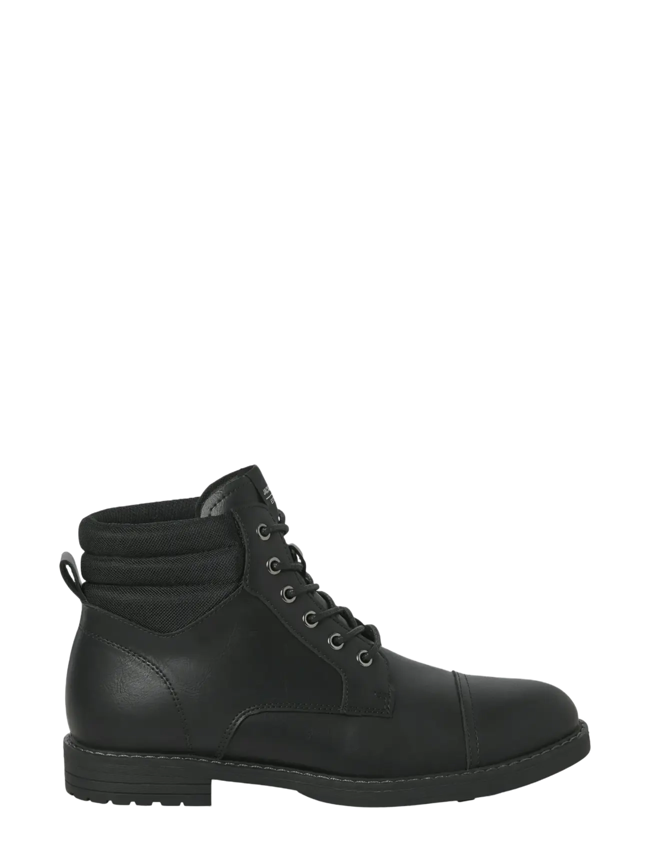 Jack & Jones JFWDEWSBURY PU BOOT - Boots - ANTHRACITE / black