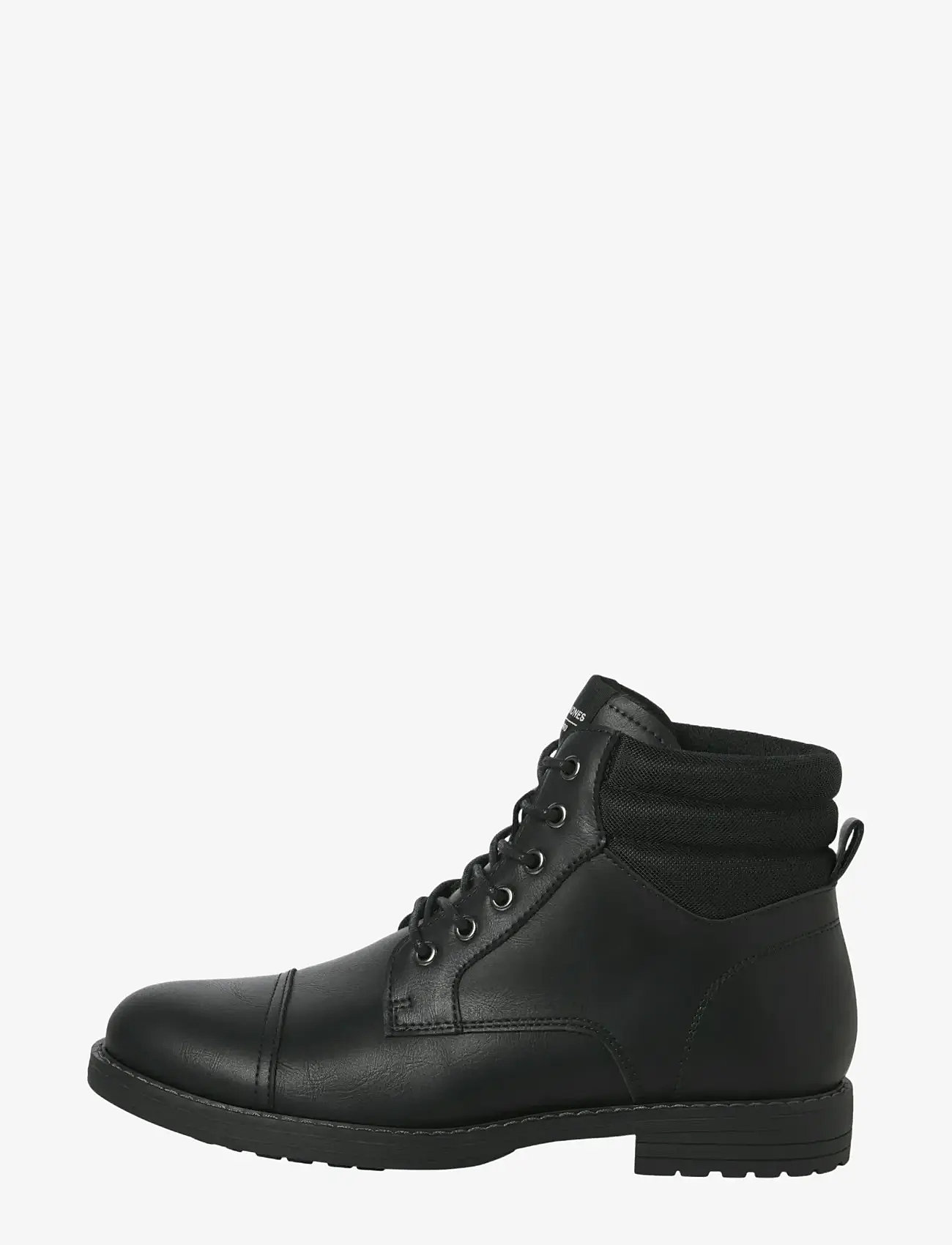 Jack & Jones - JFWDEWSBURY PU BOOT - støvler med snøre - anthracite - 1
