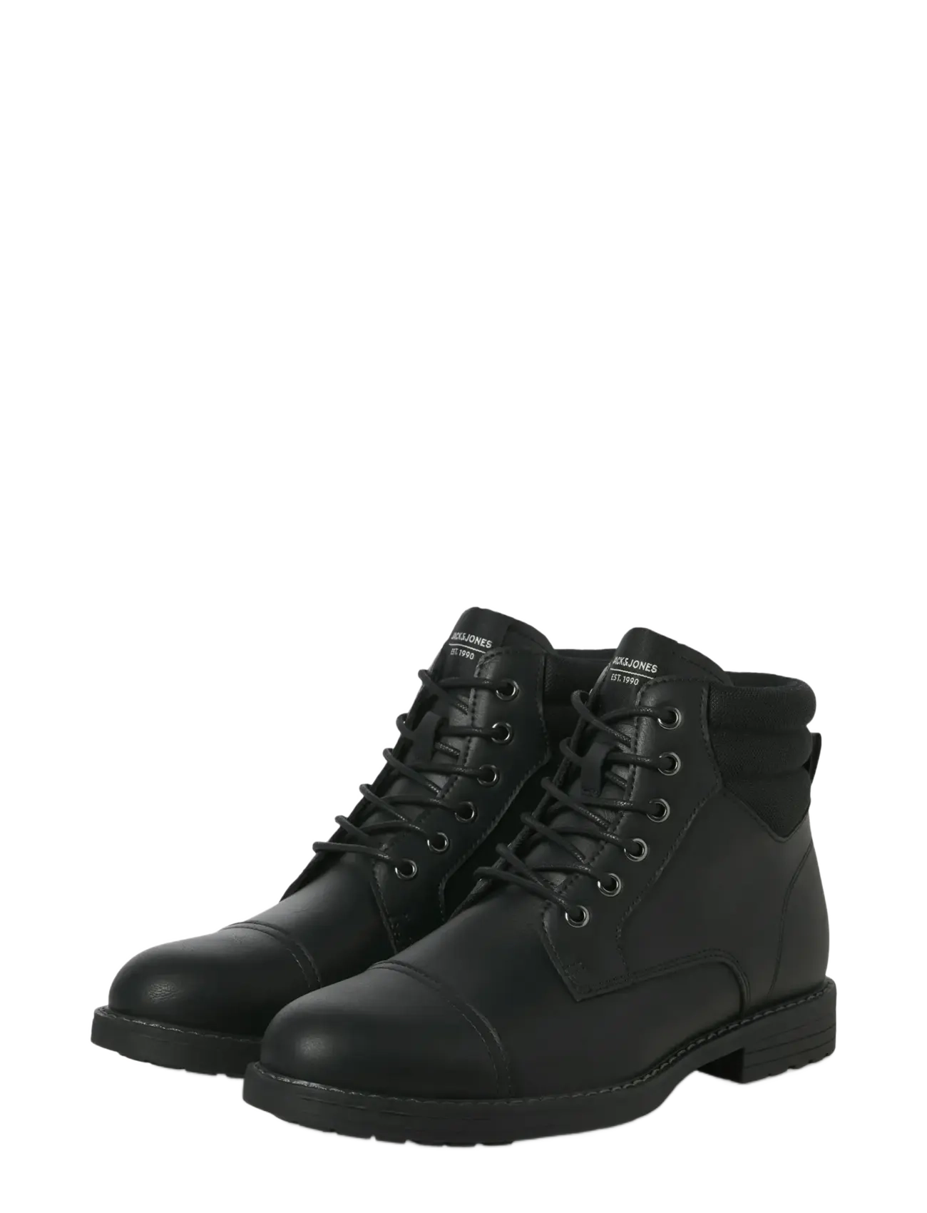 Jack & Jones - JFWDEWSBURY PU BOOT - veterlaarzen - anthracite - 3