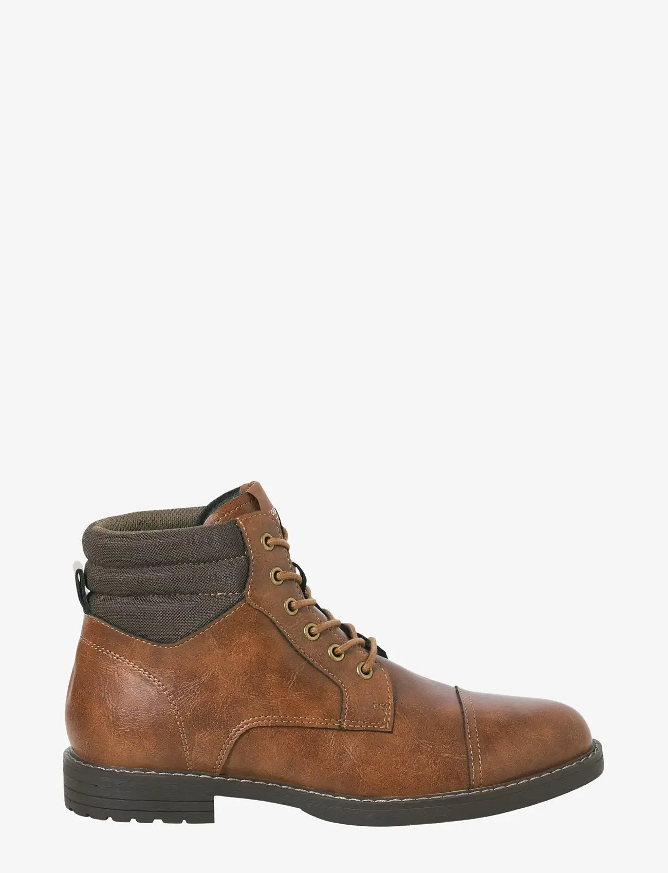 Jack & Jones - JFWDEWSBURY PU BOOT - kängor med snörning - java - 0
