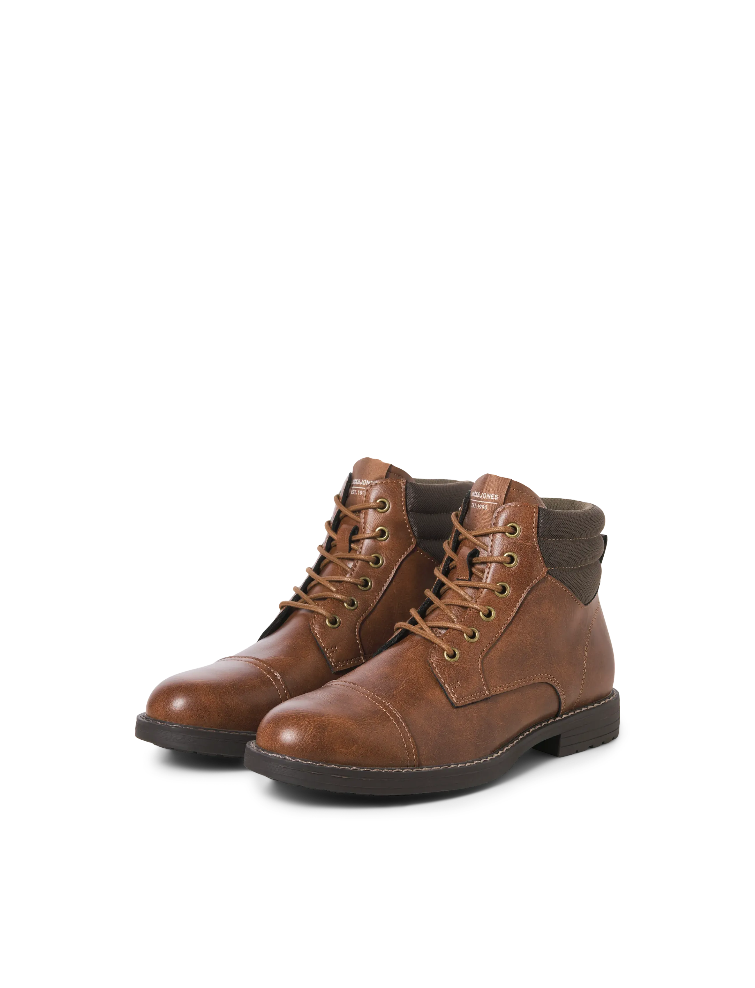 Jack & Jones JFWDEWSBURY PU BOOT - Schuhe - JAVA / brown