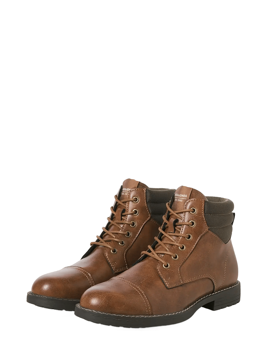 Jack & Jones - JFWDEWSBURY PU BOOT - schnürstiefel - java - 4