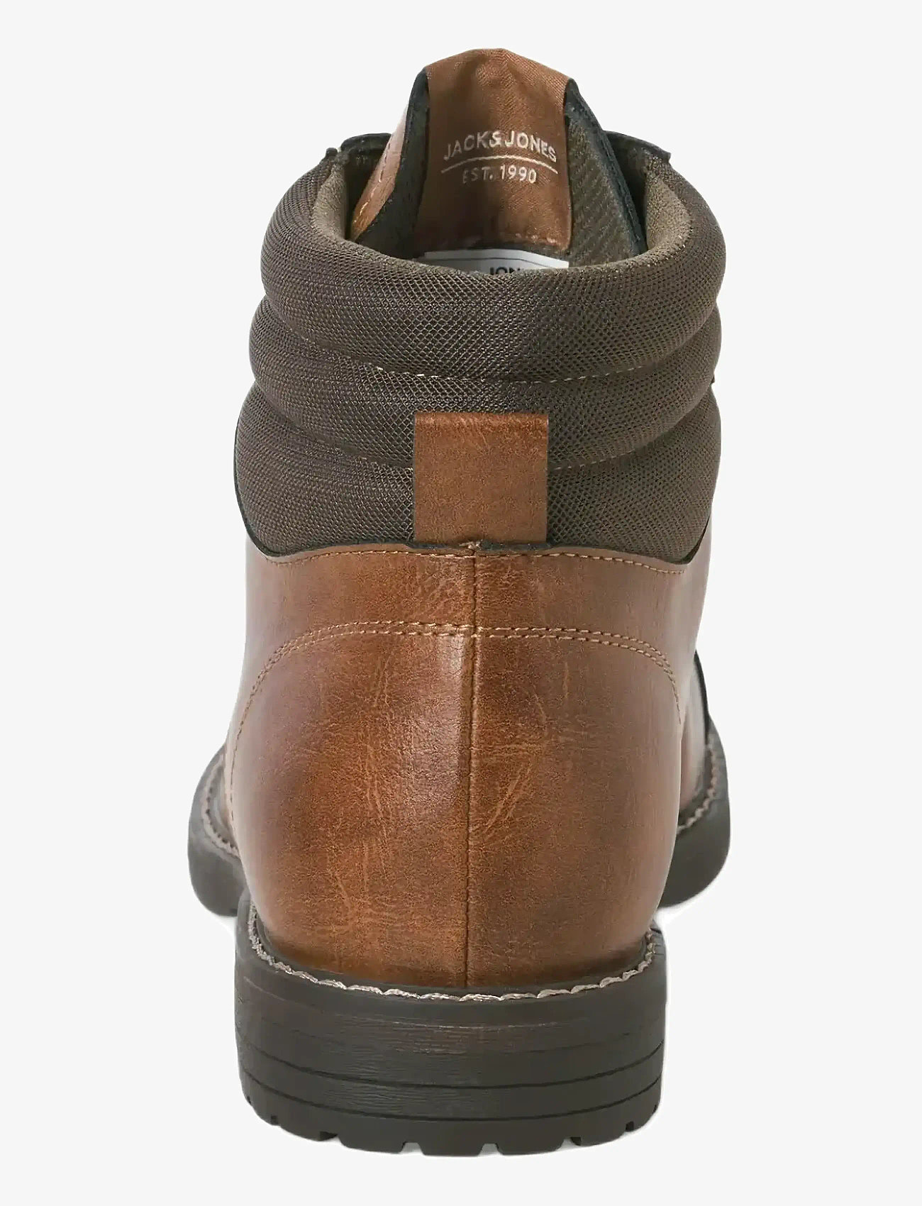 Jack & Jones - JFWDEWSBURY PU BOOT - kängor med snörning - java - 4