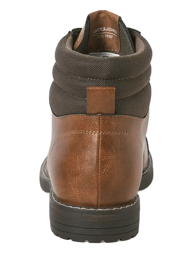 Jack & Jones - JFWDEWSBURY PU BOOT - kängor med snörning - java - 4