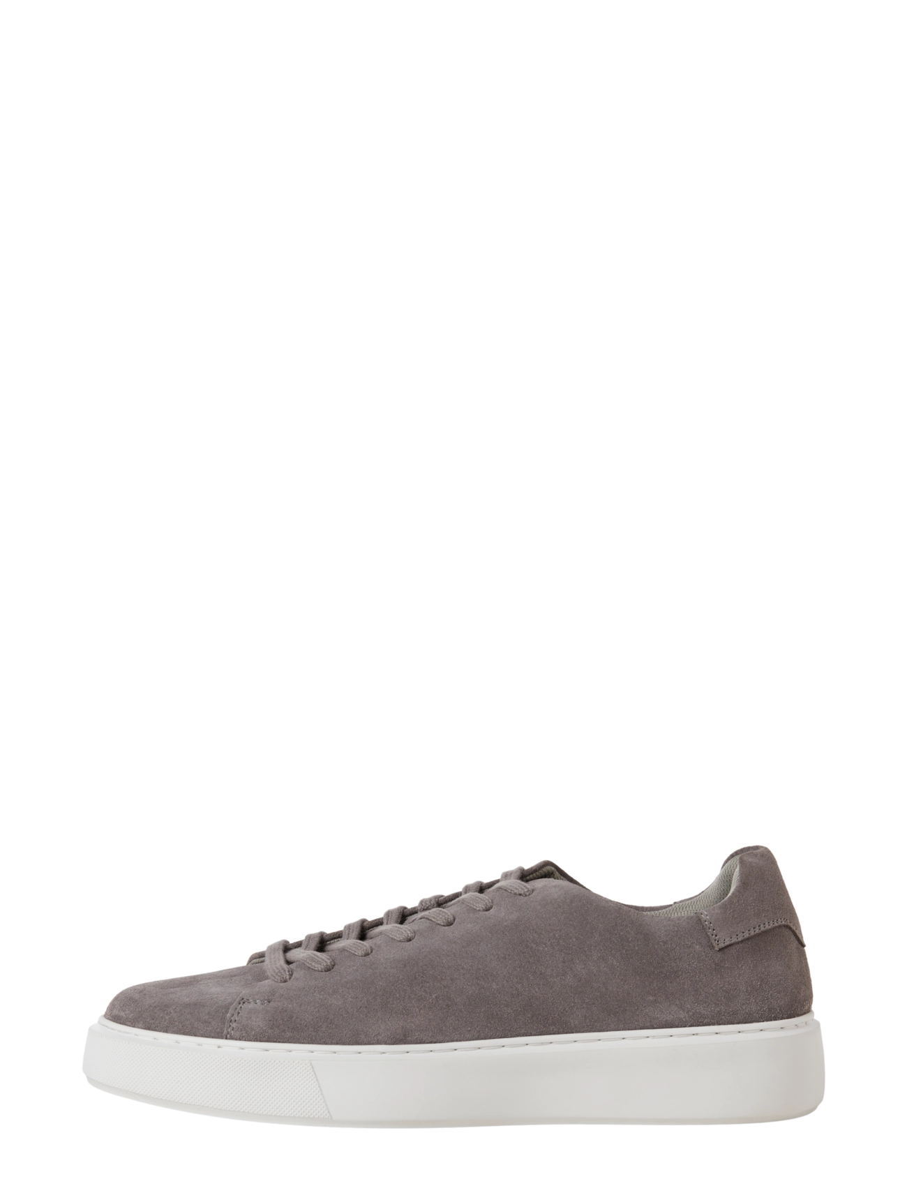Jack & Jones JFWSTOCKHOLM LEATHER SNEAKER NOOS - Kollektionen - ASH / grey