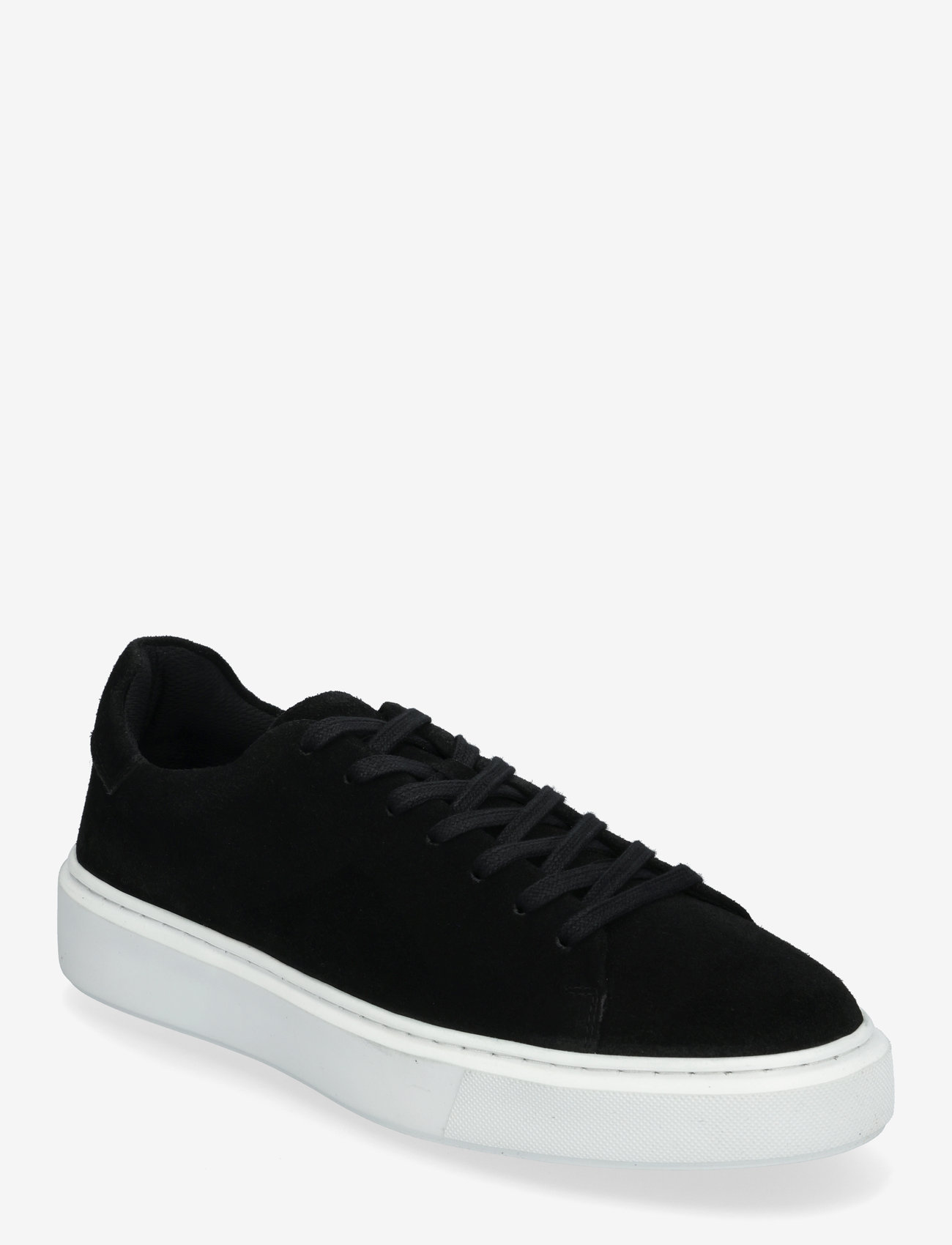 Jack & Jones - JFWSTOCKHOLM LEATHER SNEAKER NOOS - lave sneakers - black - 1