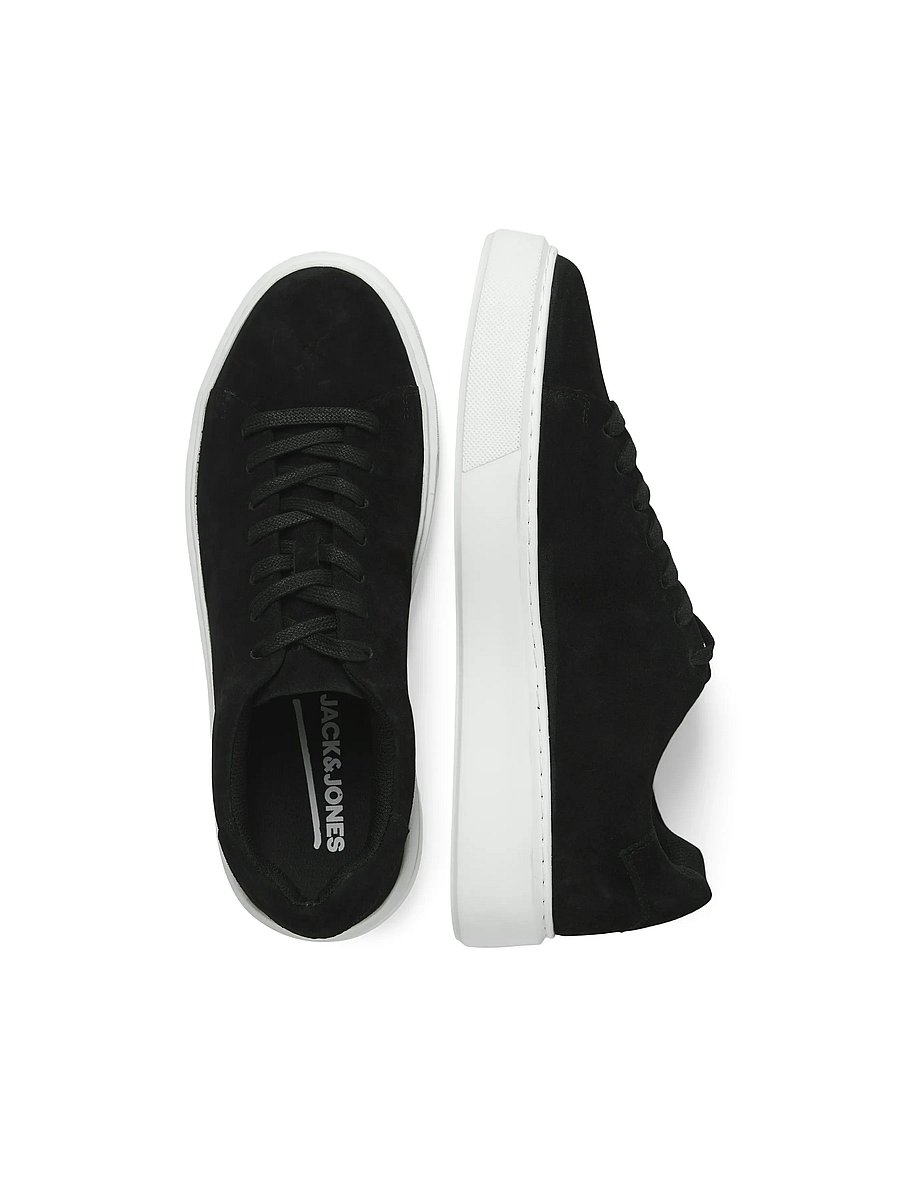 Jack & Jones - JFWSTOCKHOLM LEATHER SNEAKER NOOS - madala säärega - black - 0