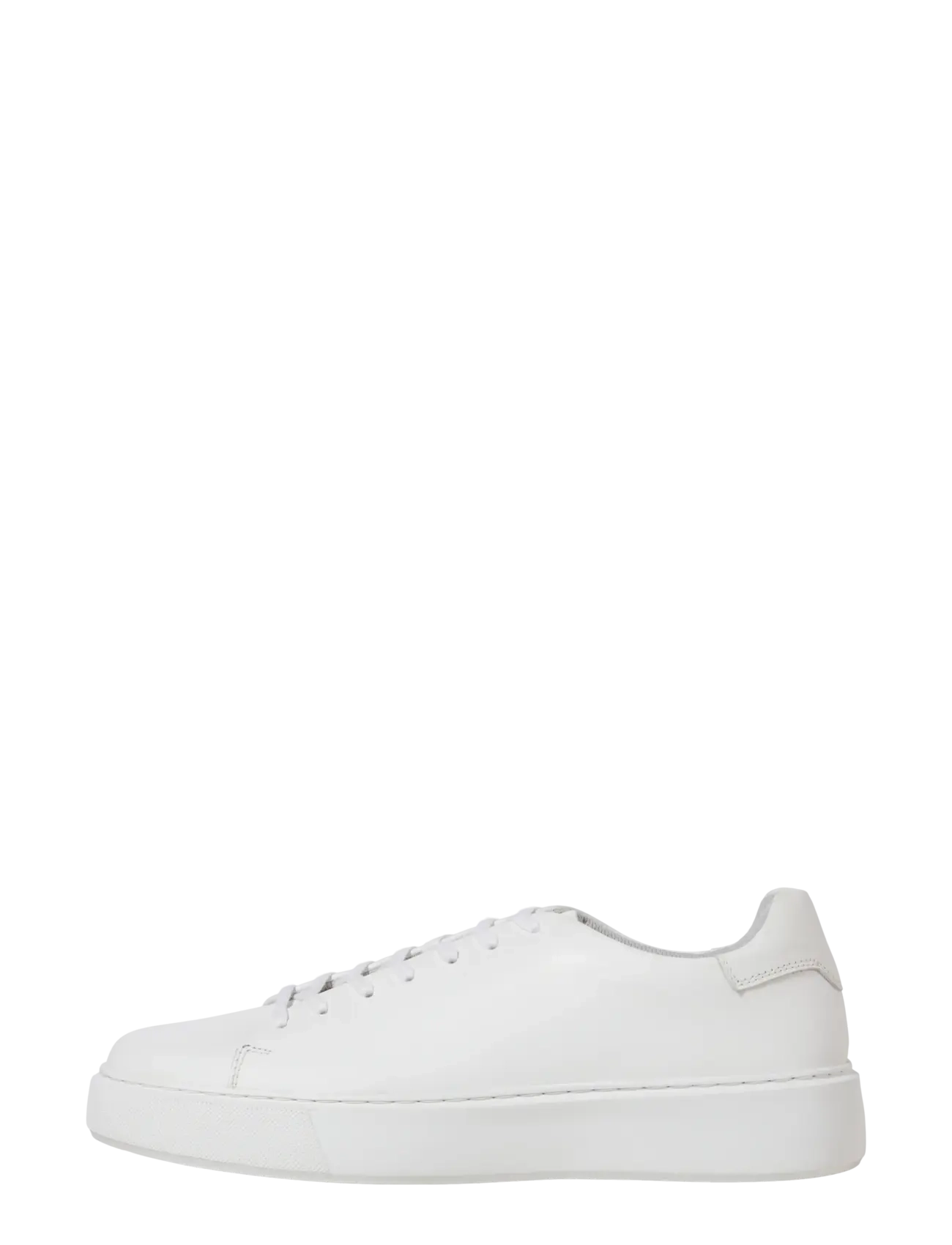 Jack & Jones JFWSTOCKHOLM LEATHER SNEAKER NOOS - Schuhe - BRIGHT WHITE / white