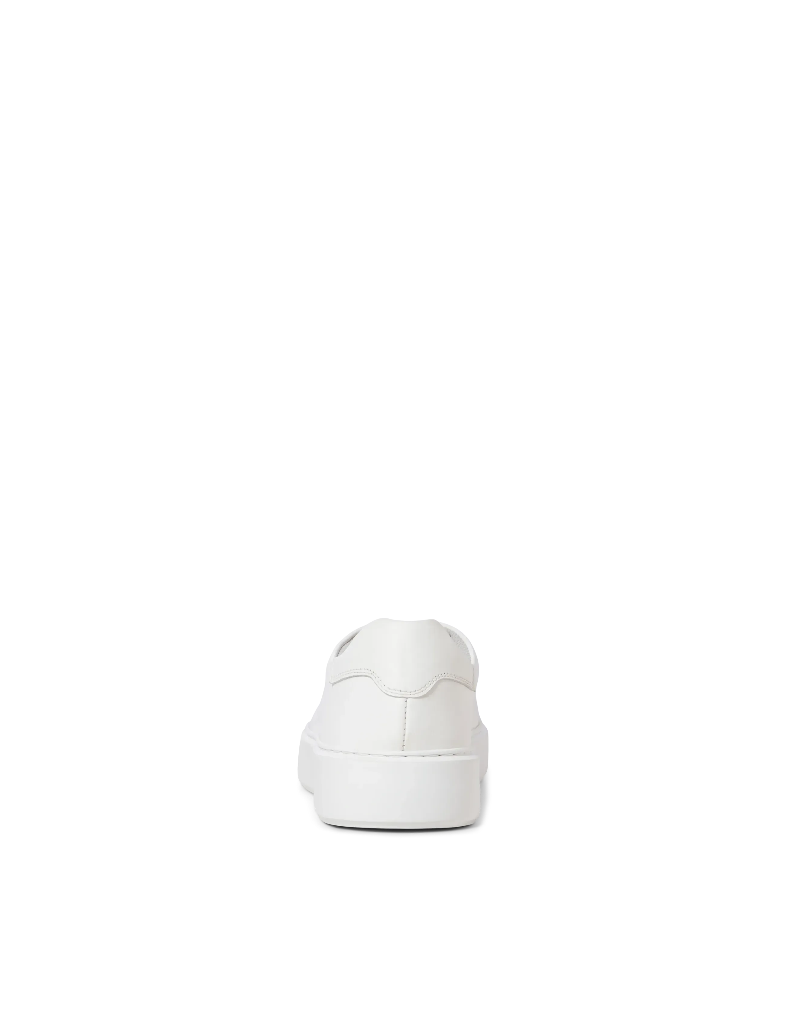 Jack & Jones - JFWSTOCKHOLM LEATHER SNEAKER NOOS - madala säärega tossud - bright white - 2